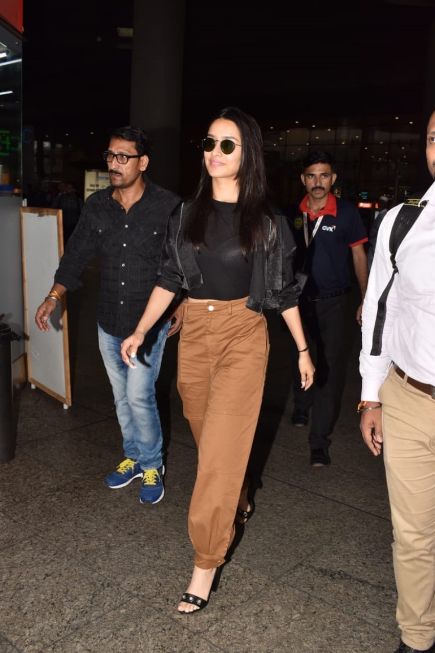Shraddha Kapoor Exposes Her Inner Wear In A Transparent Top And Snapped At Mumbai Airport