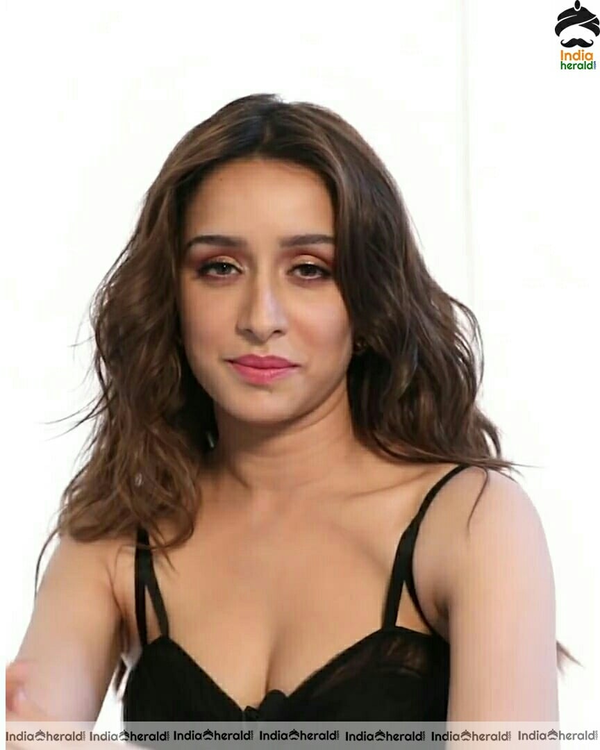 Shraddha Kapoor Hot Black Dress Stills