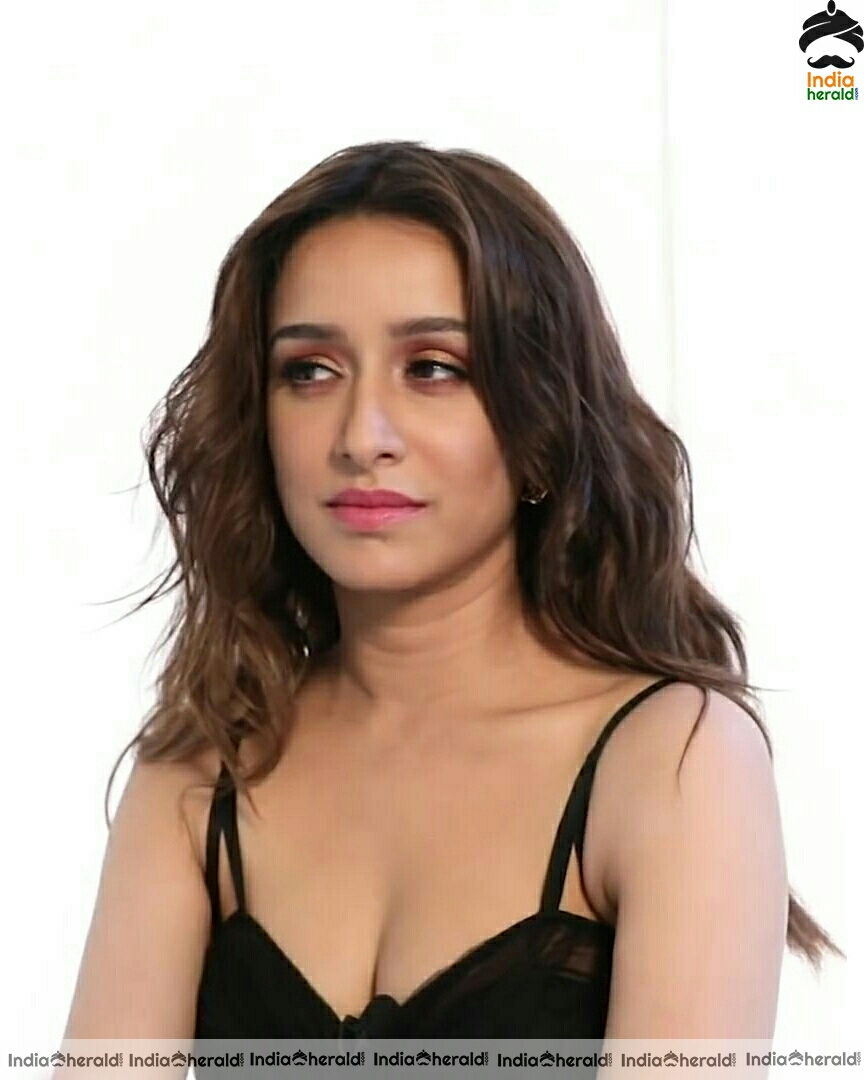 Shraddha Kapoor Hot Black Dress Stills