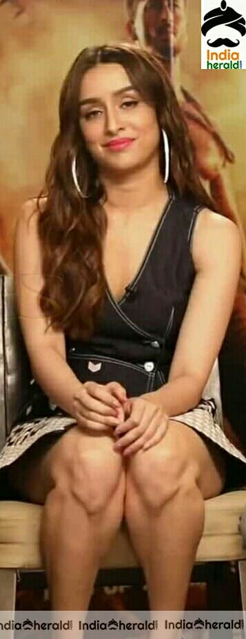 Shraddha Kapoor Hot Thundering Thighs Show Stills