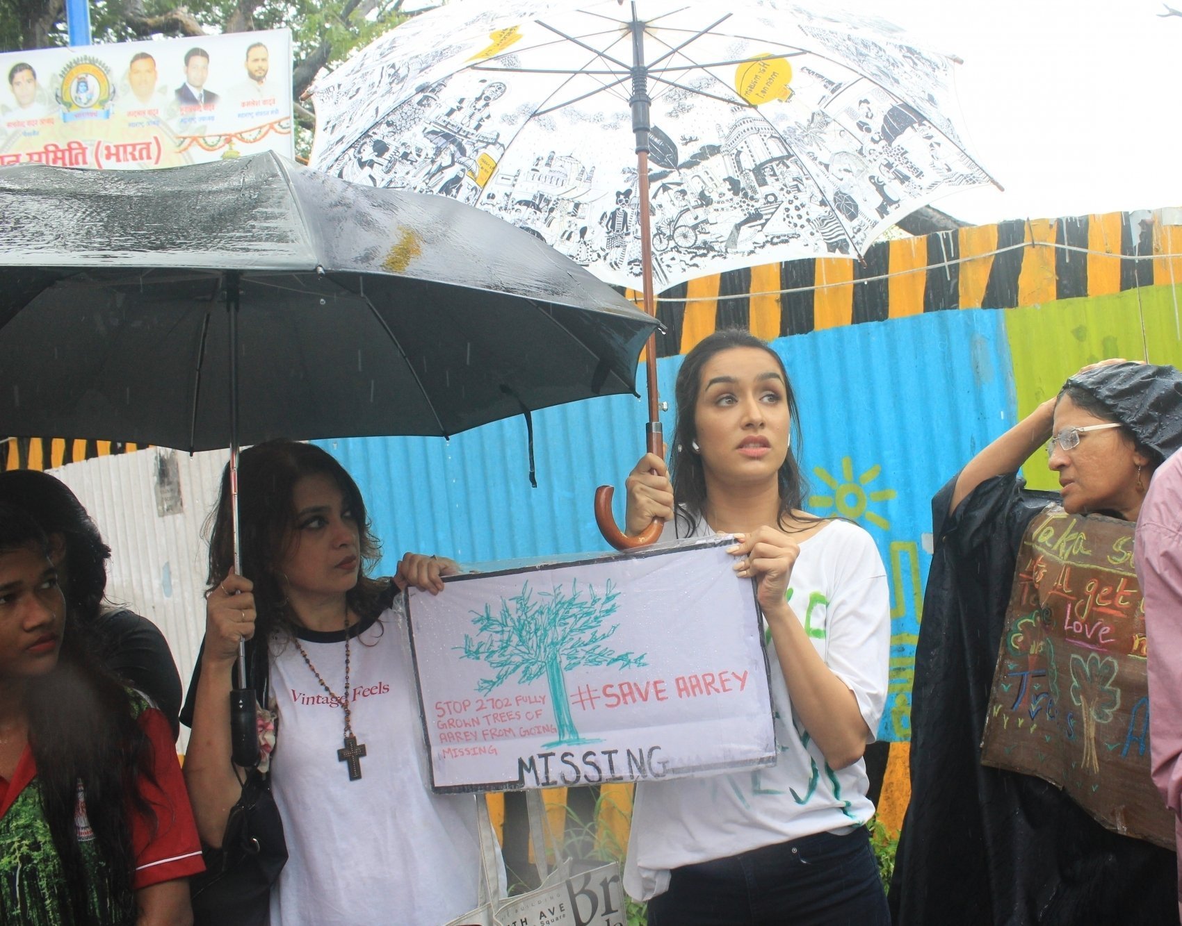 Shraddha Kapoor Protests Against Cutting Of Trees In Aarey forest