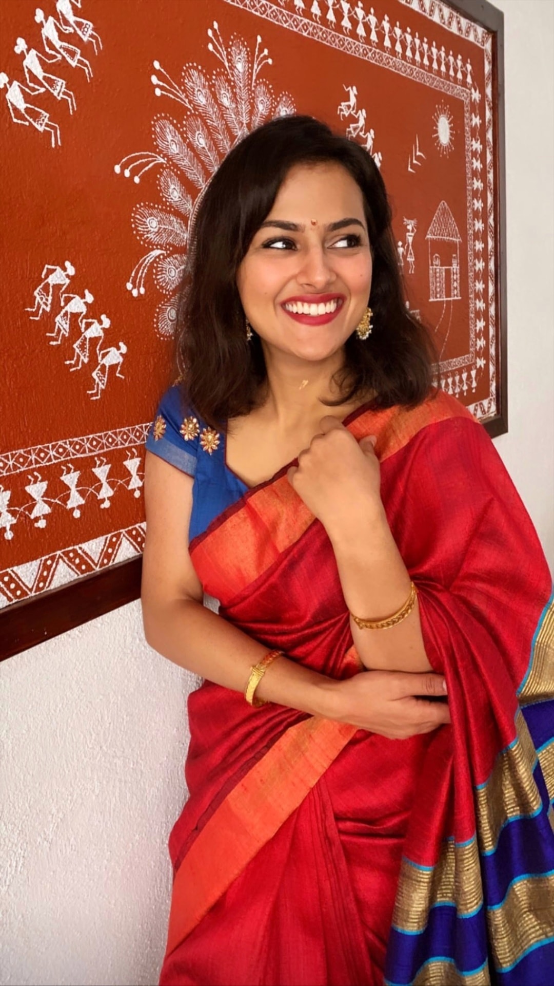 Shraddha Srinath Looking So Pretty While Draped In Saree