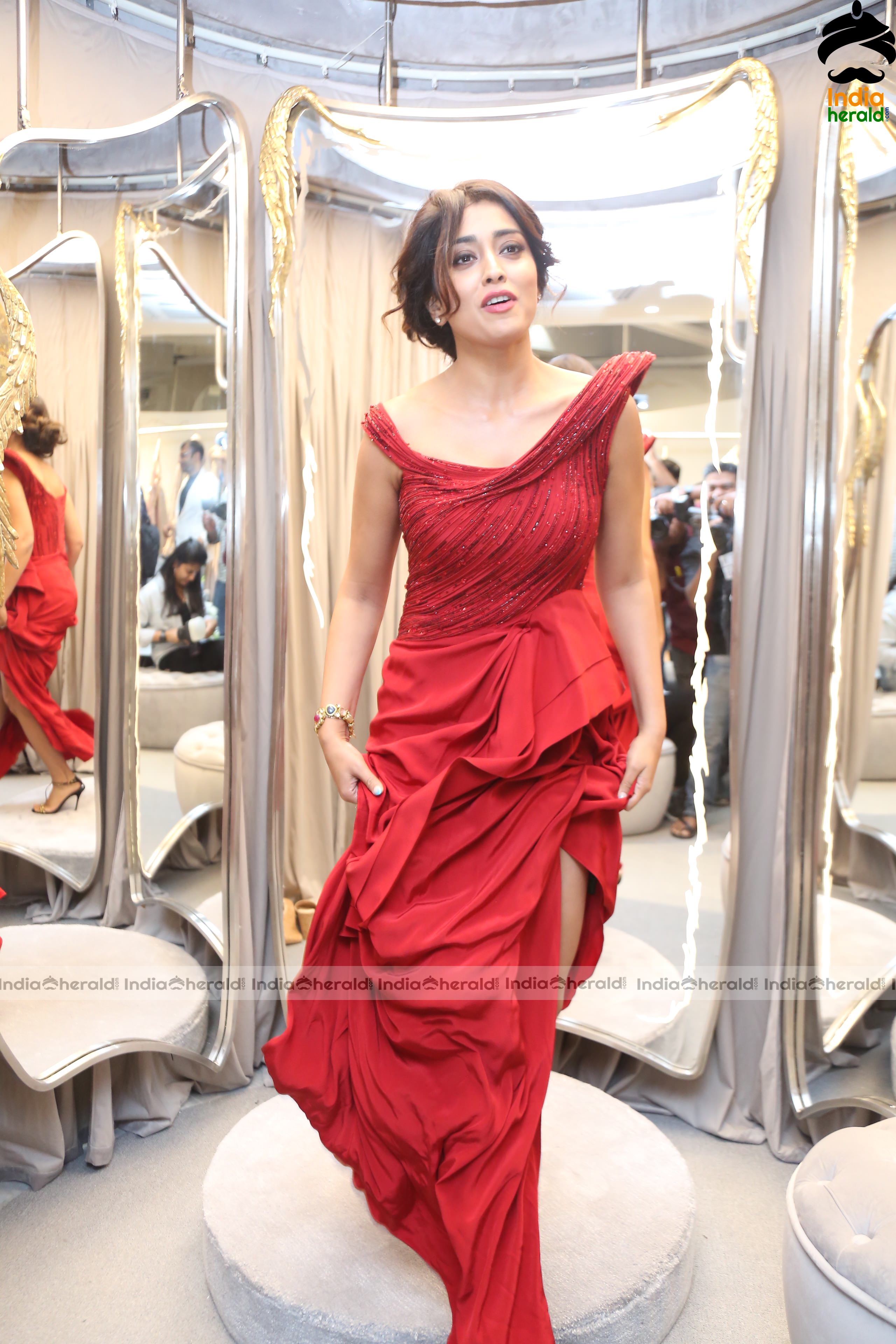 Shriya Red Hot Photos at the Launch of Ace Couturier Set 5