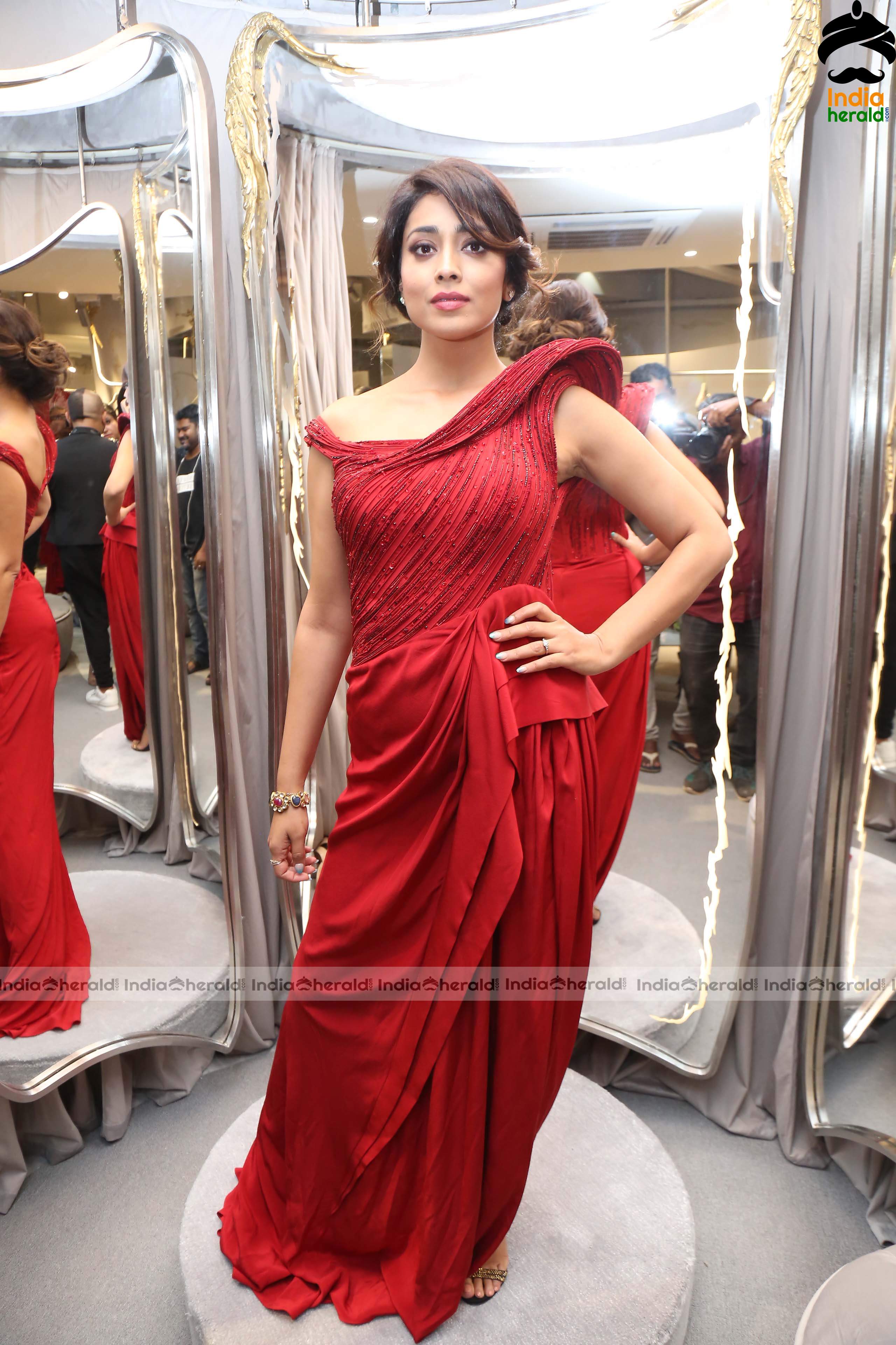 Shriya Red Hot Photos at the Launch of Ace Couturier Set 5