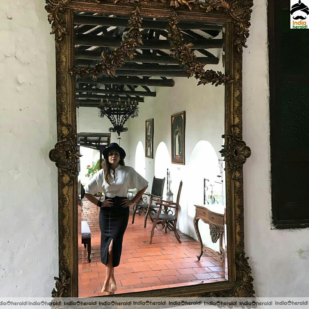 Shriya Saran Cute Vacation Clicks