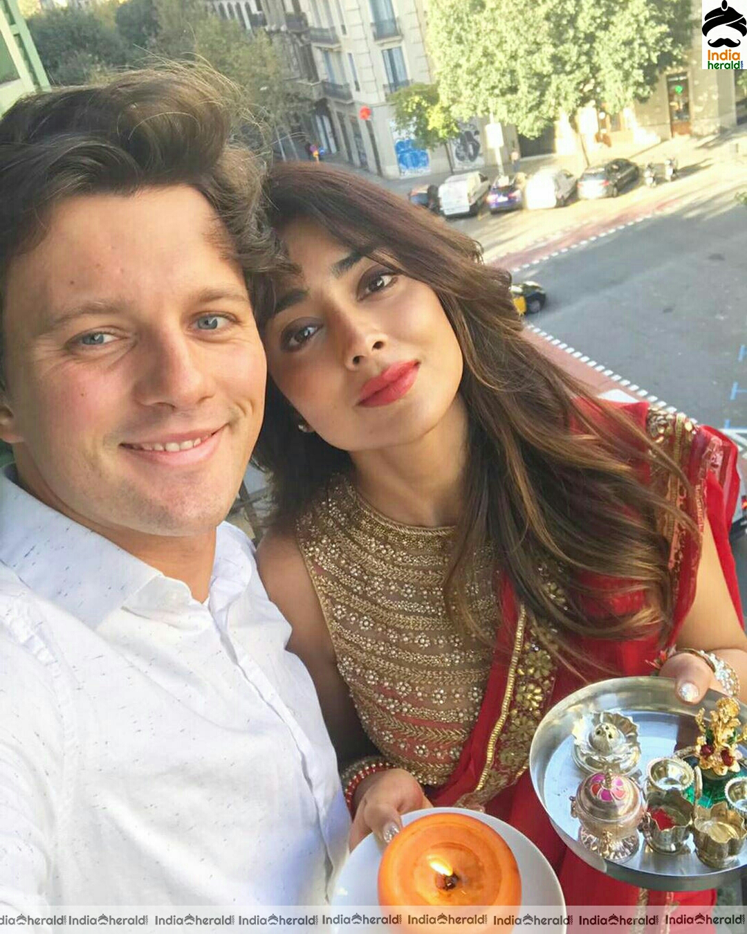 Shriya Saran Cute Vacation Clicks