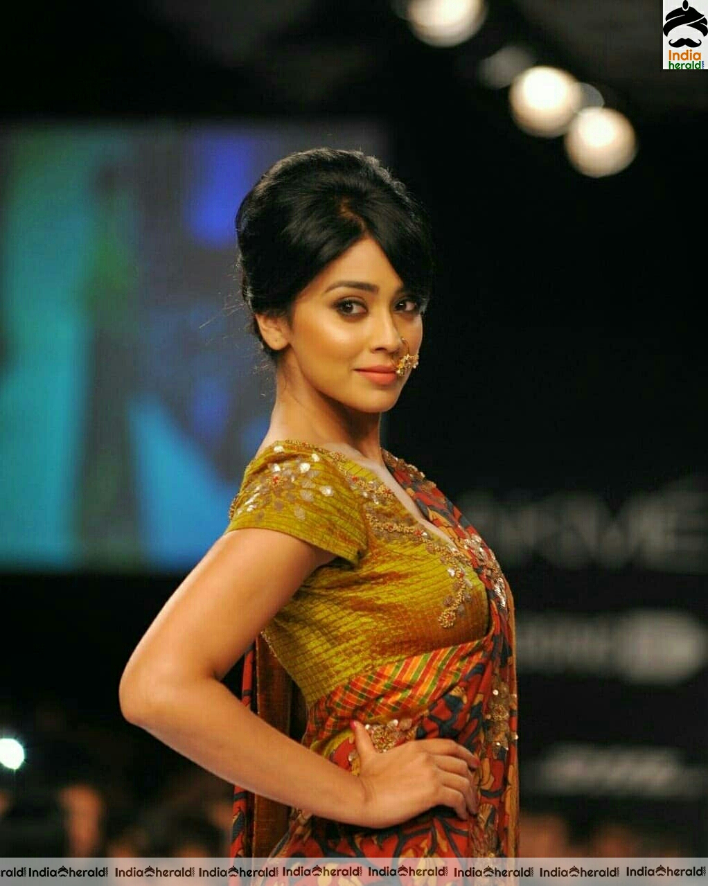 Shriya Saran walks the ramp in these photos