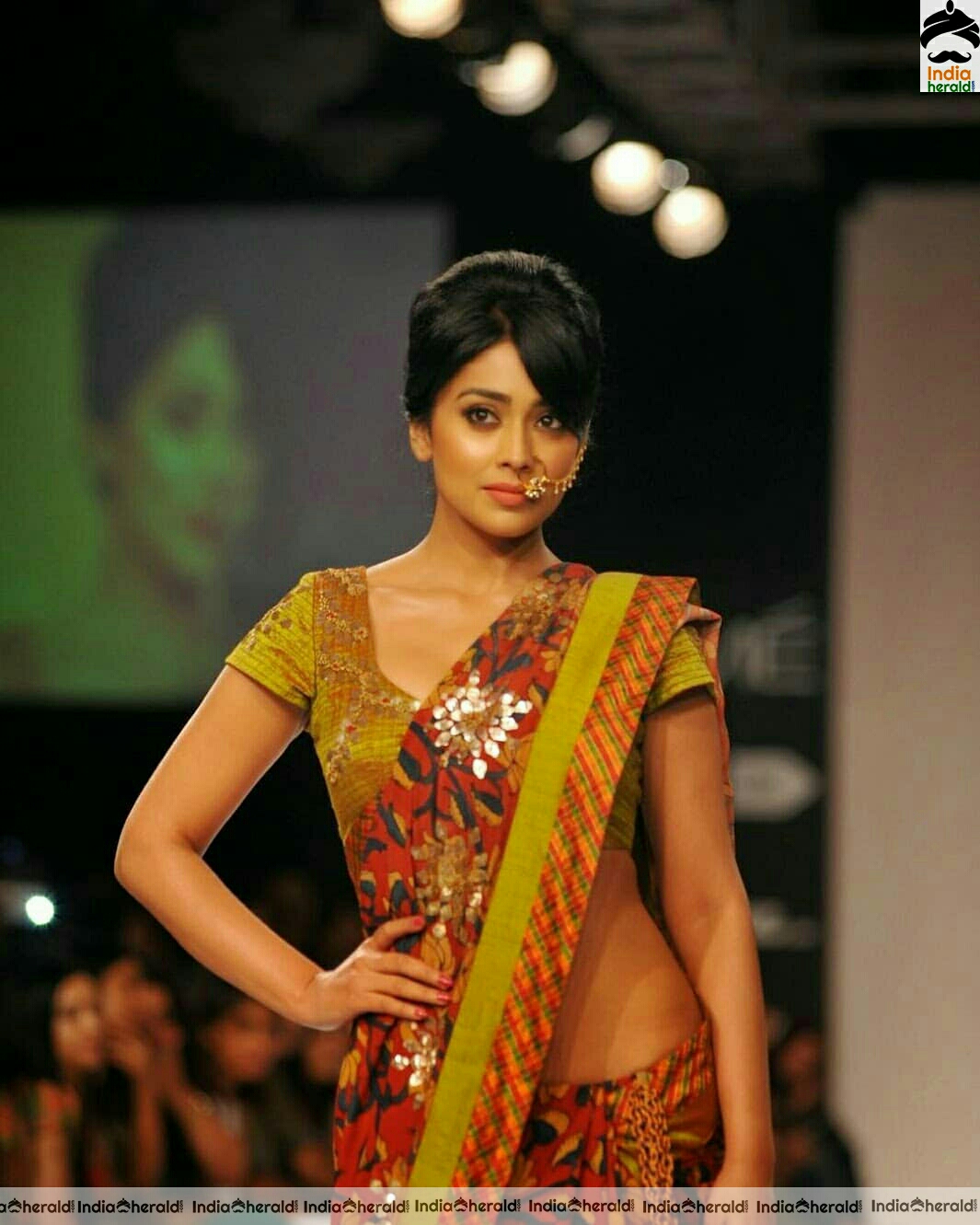 Shriya Saran walks the ramp in these photos