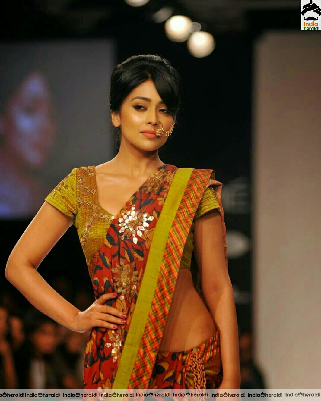 Shriya Saran walks the ramp in these photos