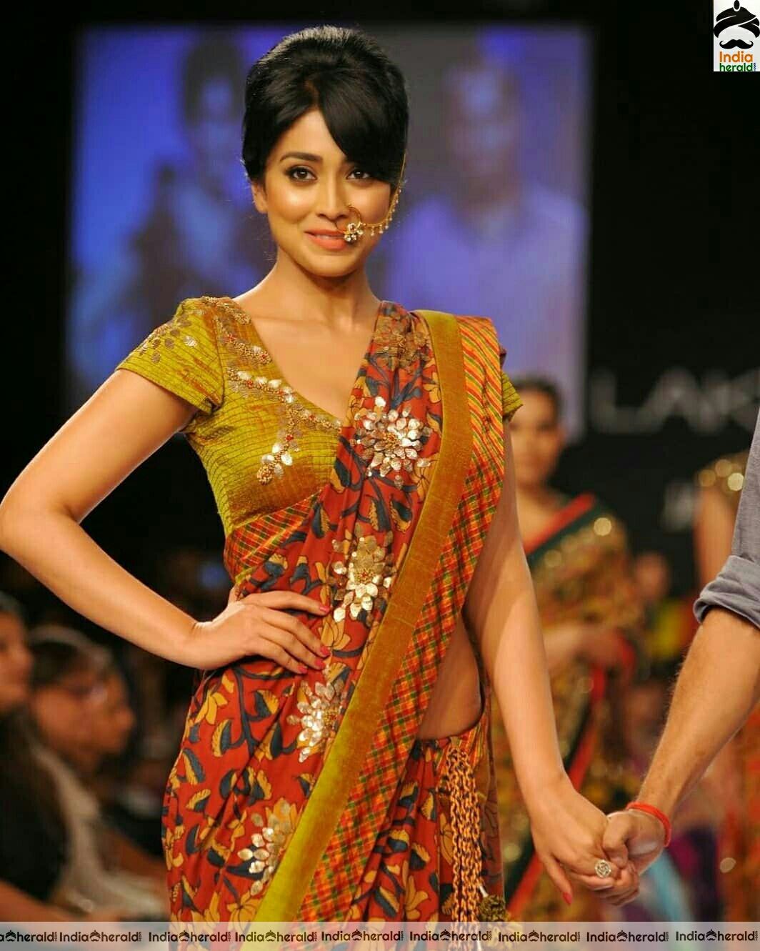 Shriya Saran walks the ramp in these photos