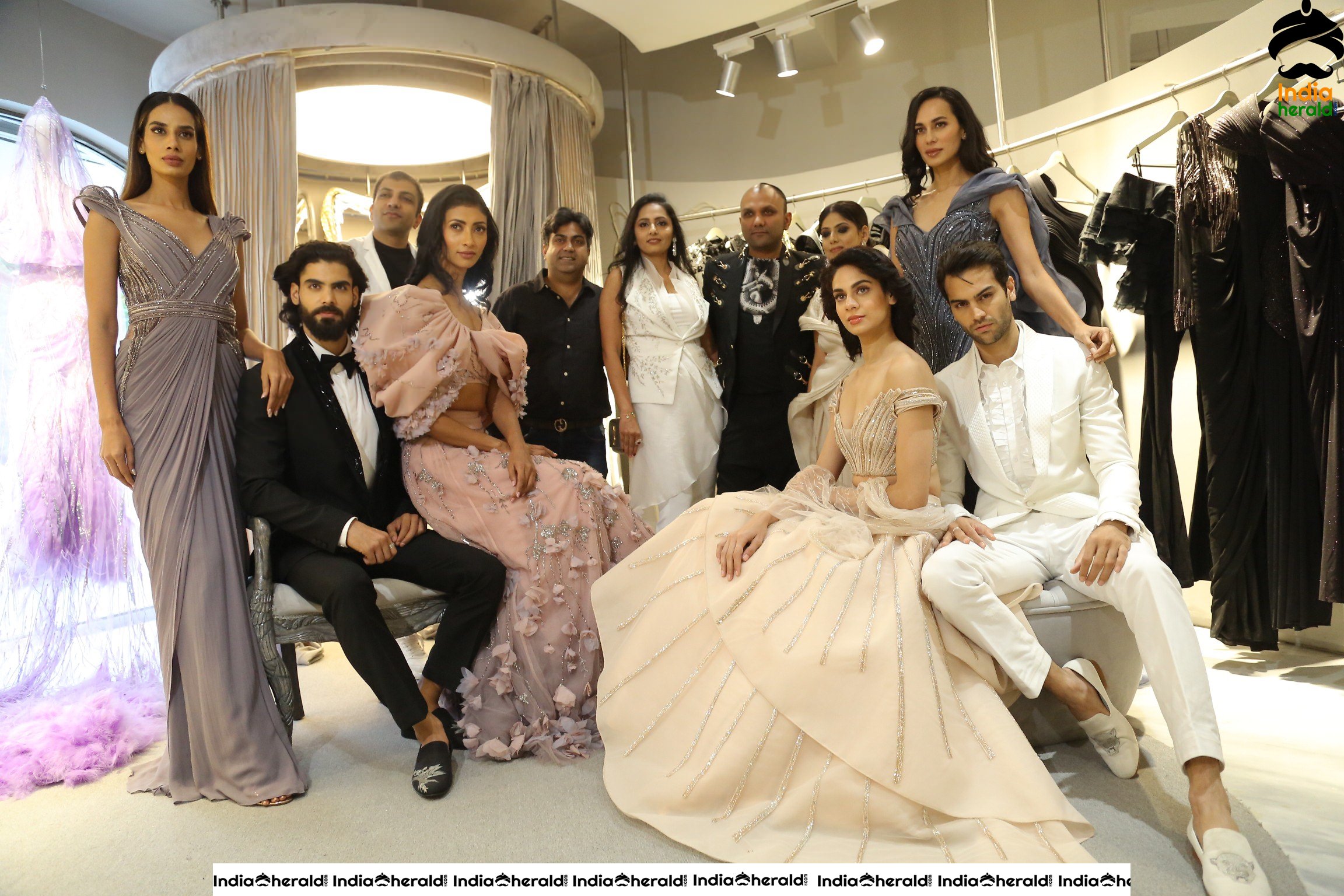 Shruti Haasan and Shriya Saran unveiled Couturier Gaurav Gupta Debut Couture Store Set 1