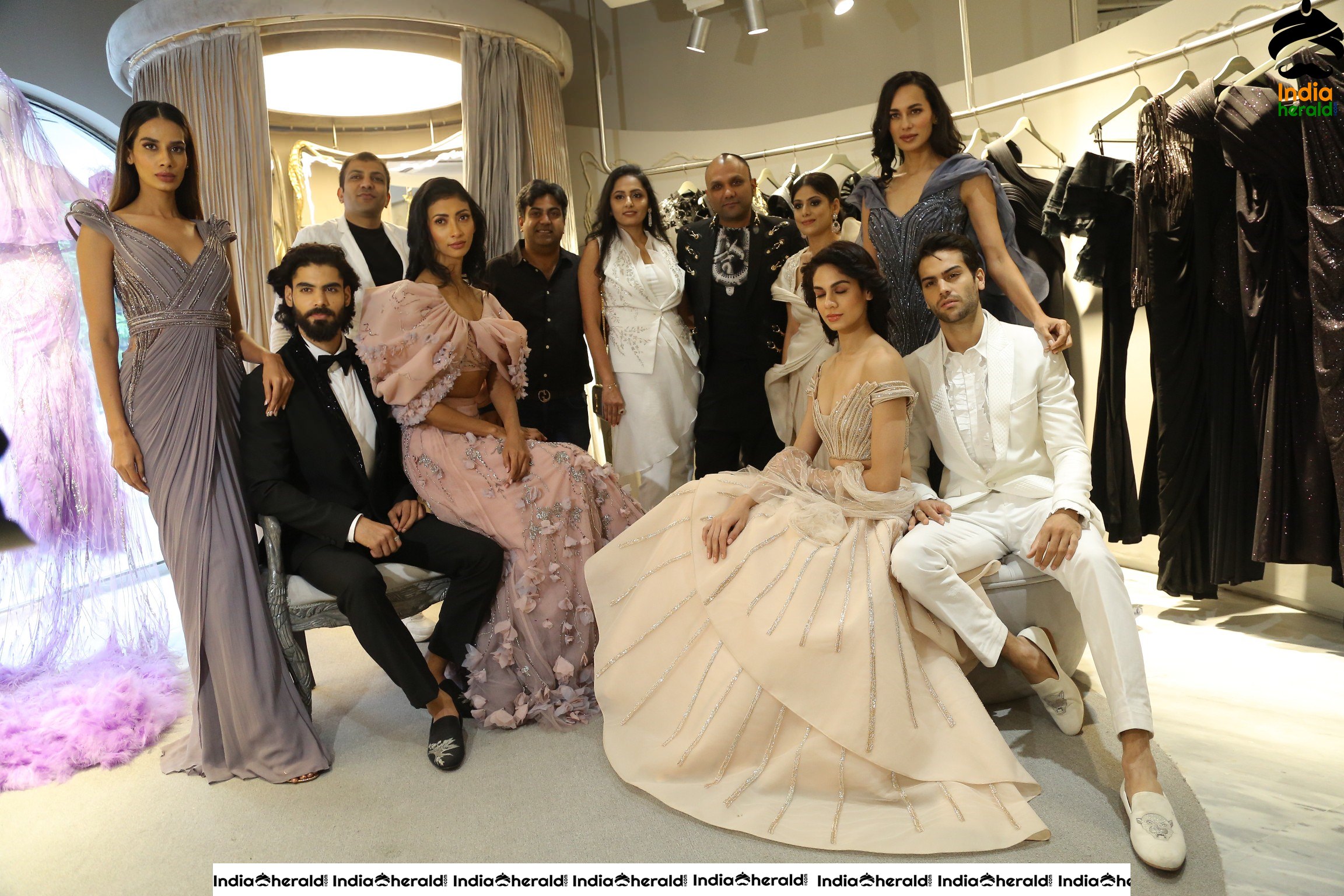 Shruti Haasan and Shriya Saran unveiled Couturier Gaurav Gupta Debut Couture Store Set 1