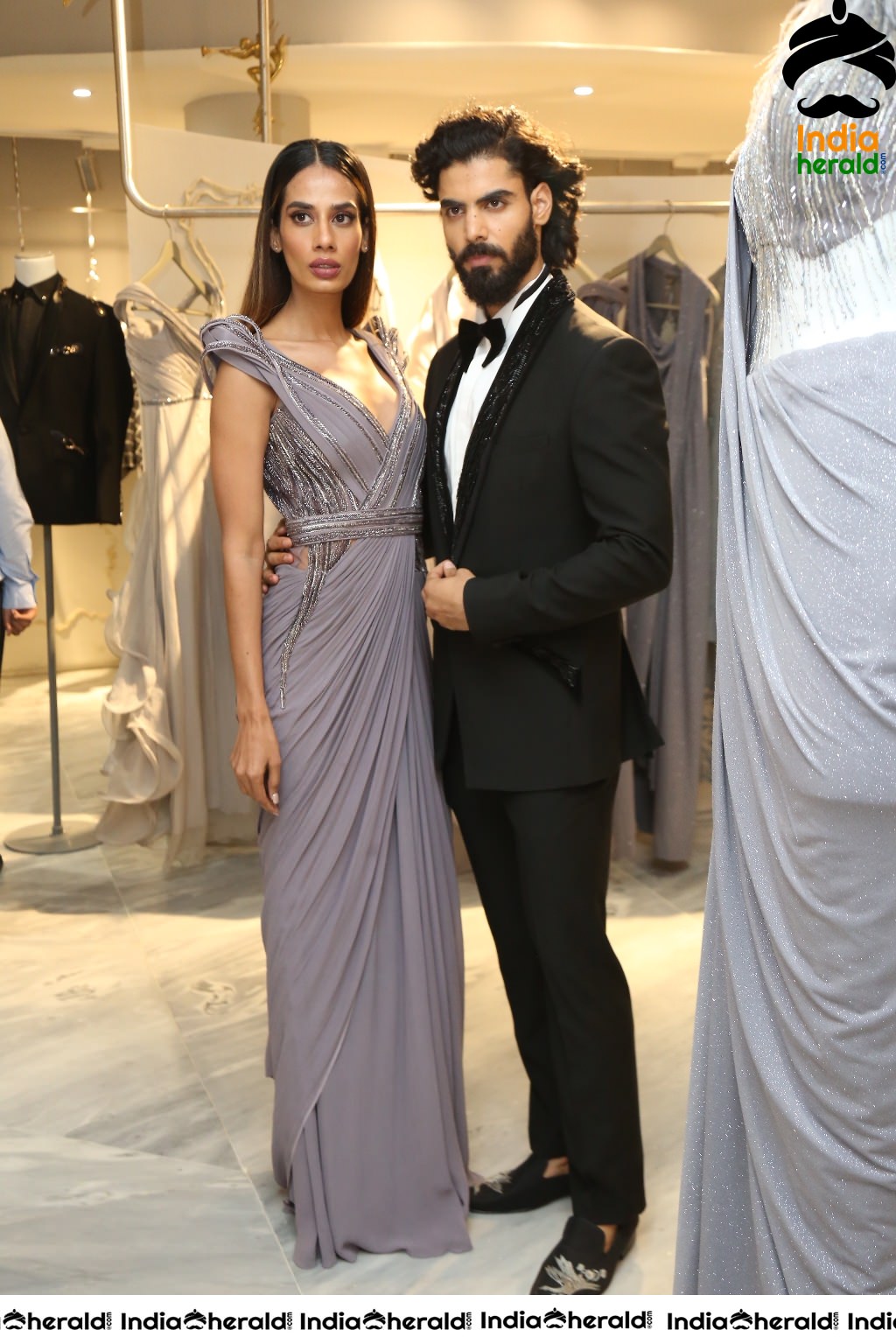 Shruti Haasan and Shriya Saran unveiled Couturier Gaurav Gupta Debut Couture Store Set 2