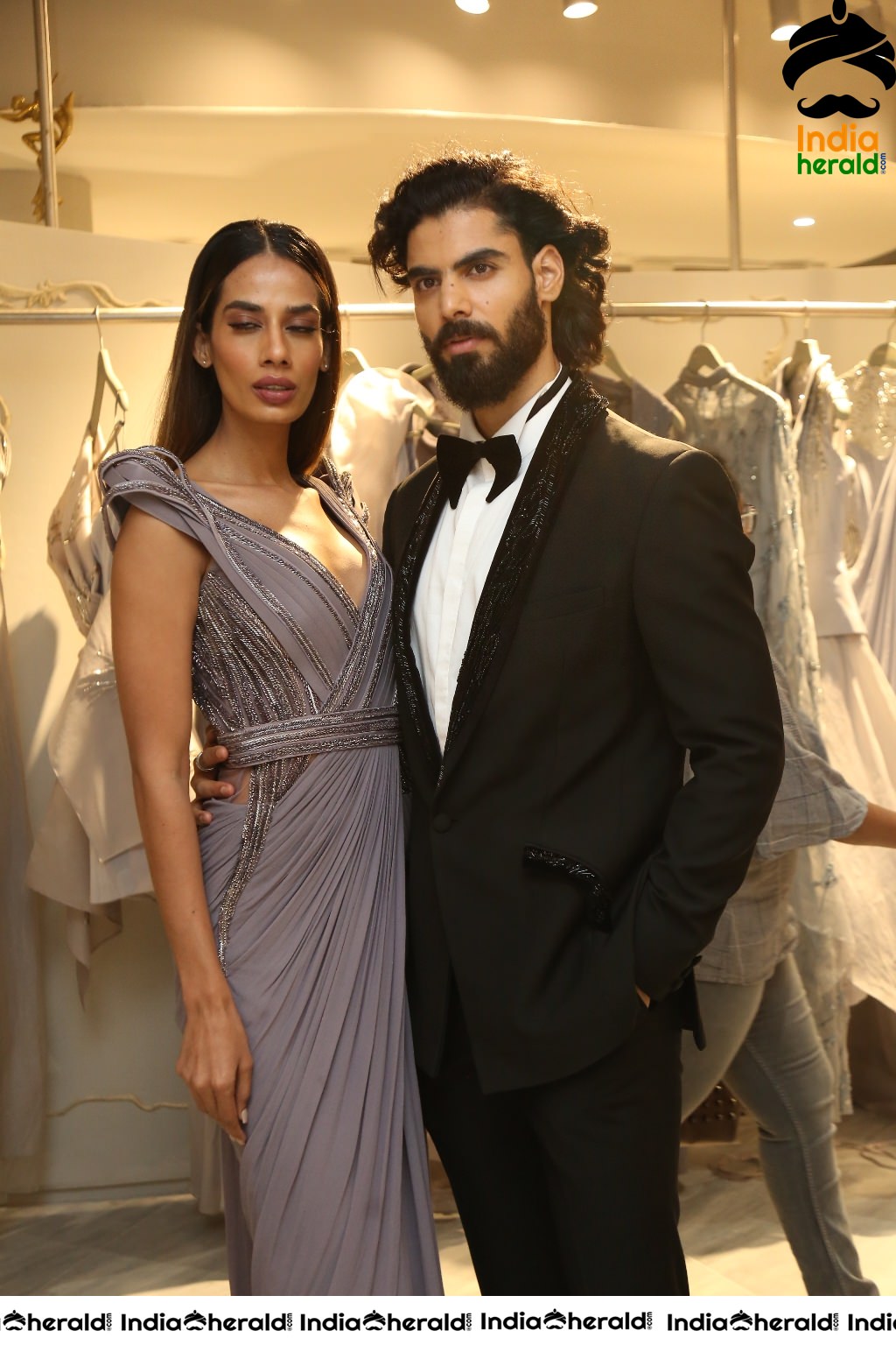 Shruti Haasan and Shriya Saran unveiled Couturier Gaurav Gupta Debut Couture Store Set 2