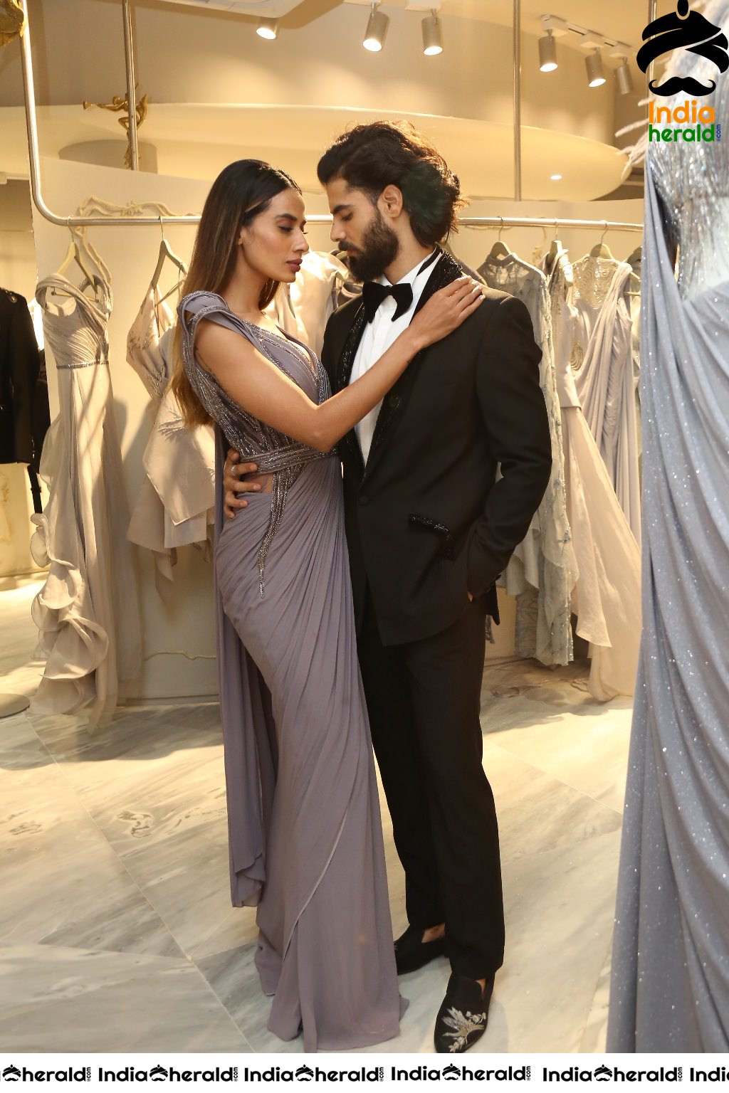 Shruti Haasan and Shriya Saran unveiled Couturier Gaurav Gupta Debut Couture Store Set 2