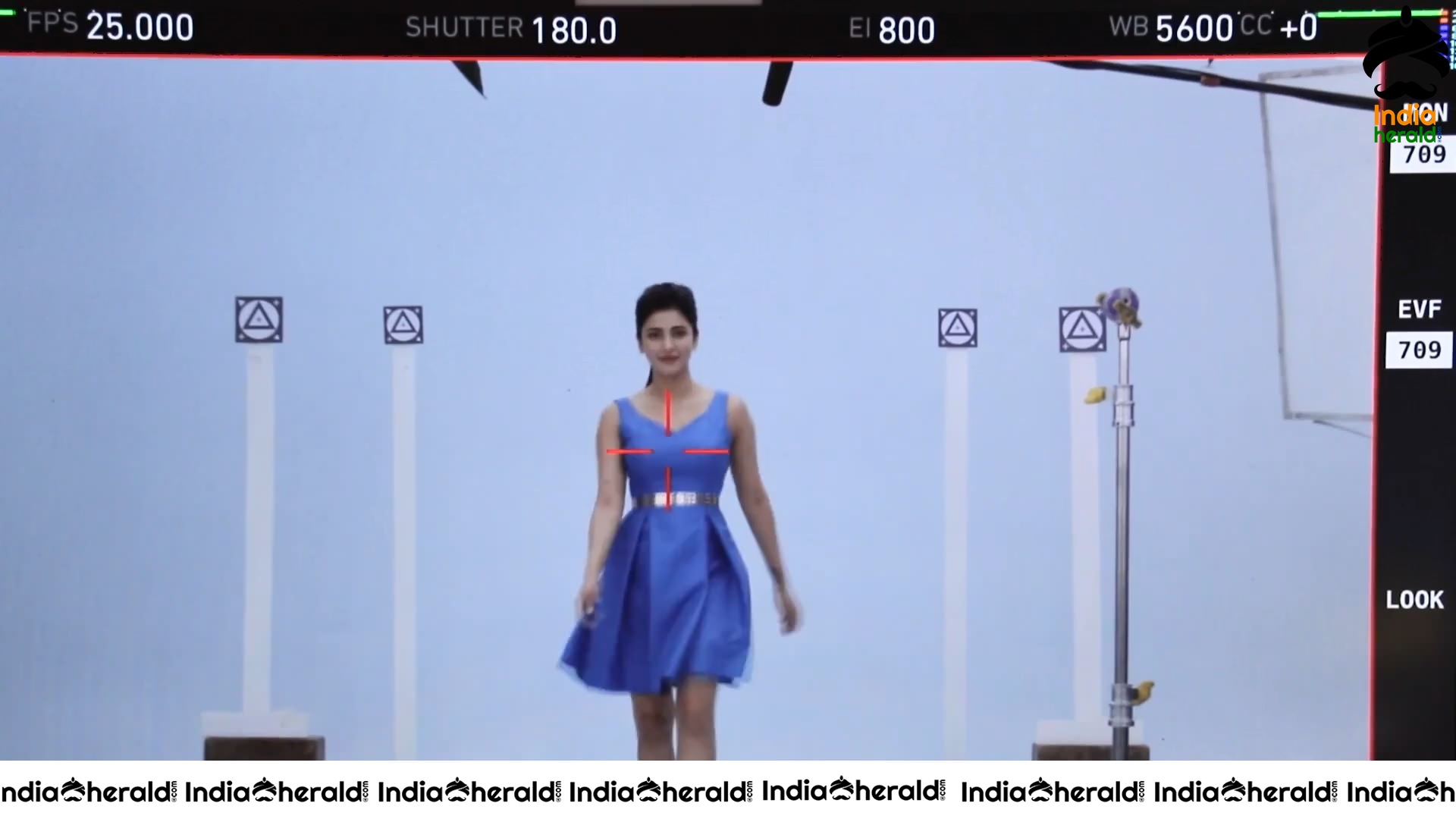 Shruti Haasan Hot BTS Photos During Ad Shoot Set 4