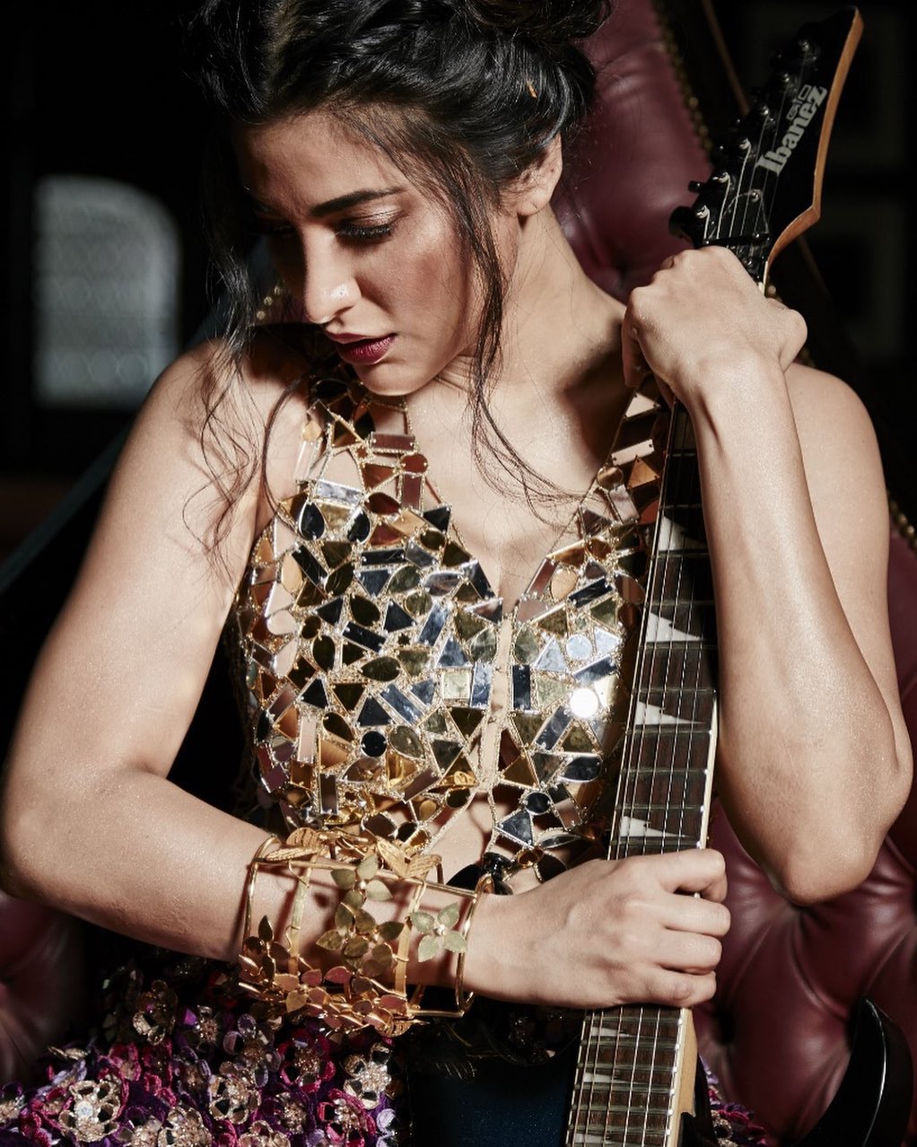 Shruti Hassan Trendy Photoshoot For AZA MAGAZINE