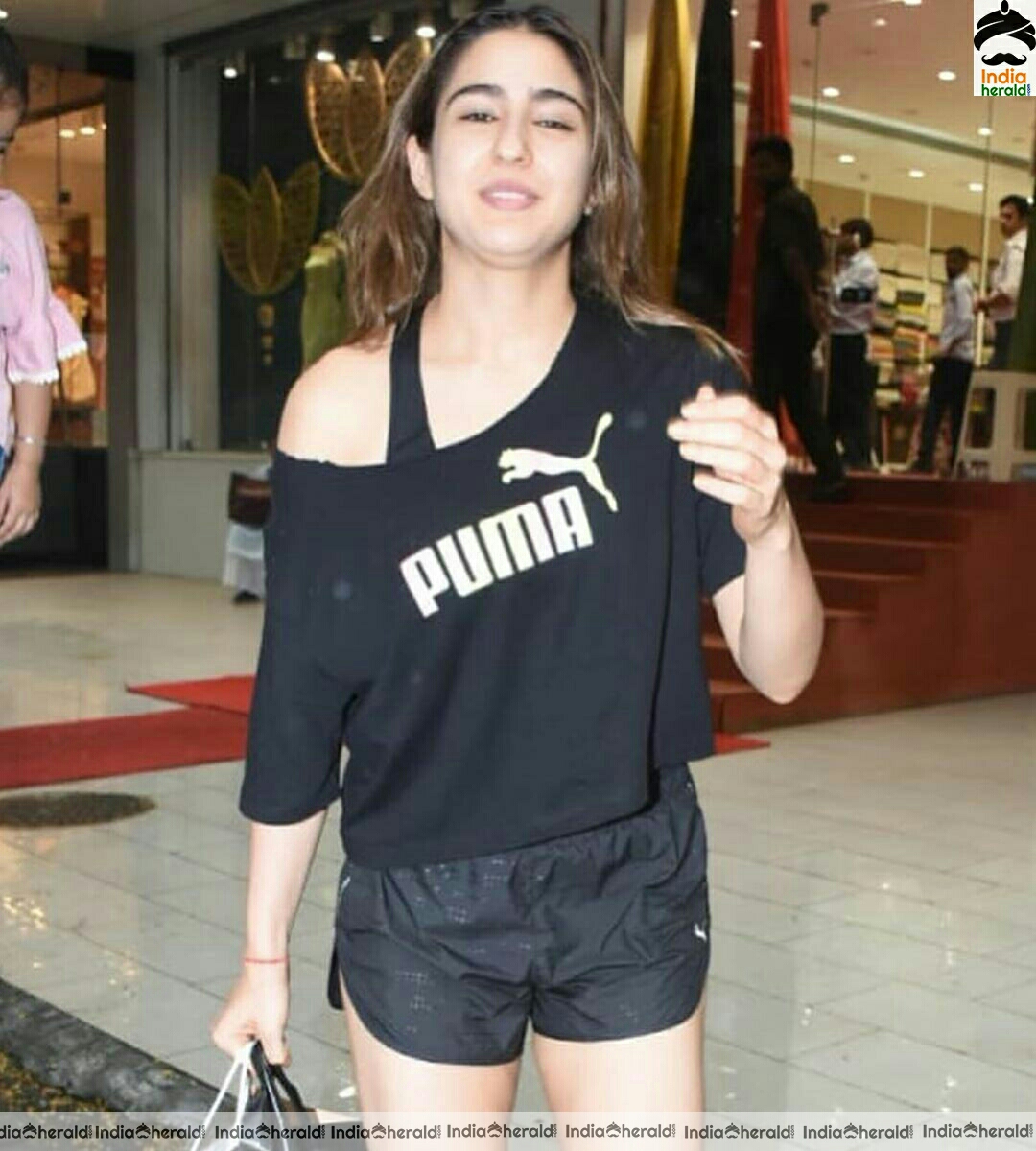 Sizzling Sara Ali Khan Spotted Outside At Bandra