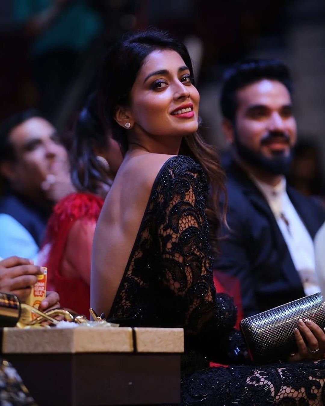 Sizzling Shriya Hot Exposure At various Awards