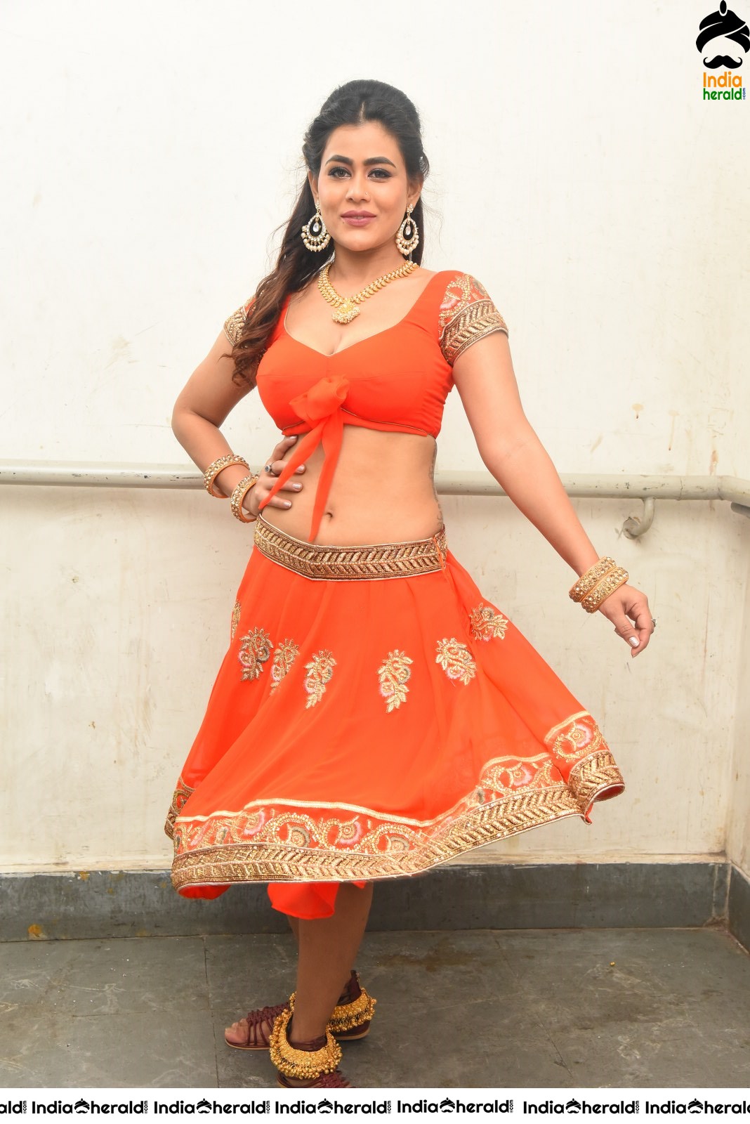 Sizzling Sneha Gupta Latest Hot Stills Exposing her Midriff and Navel Set 1