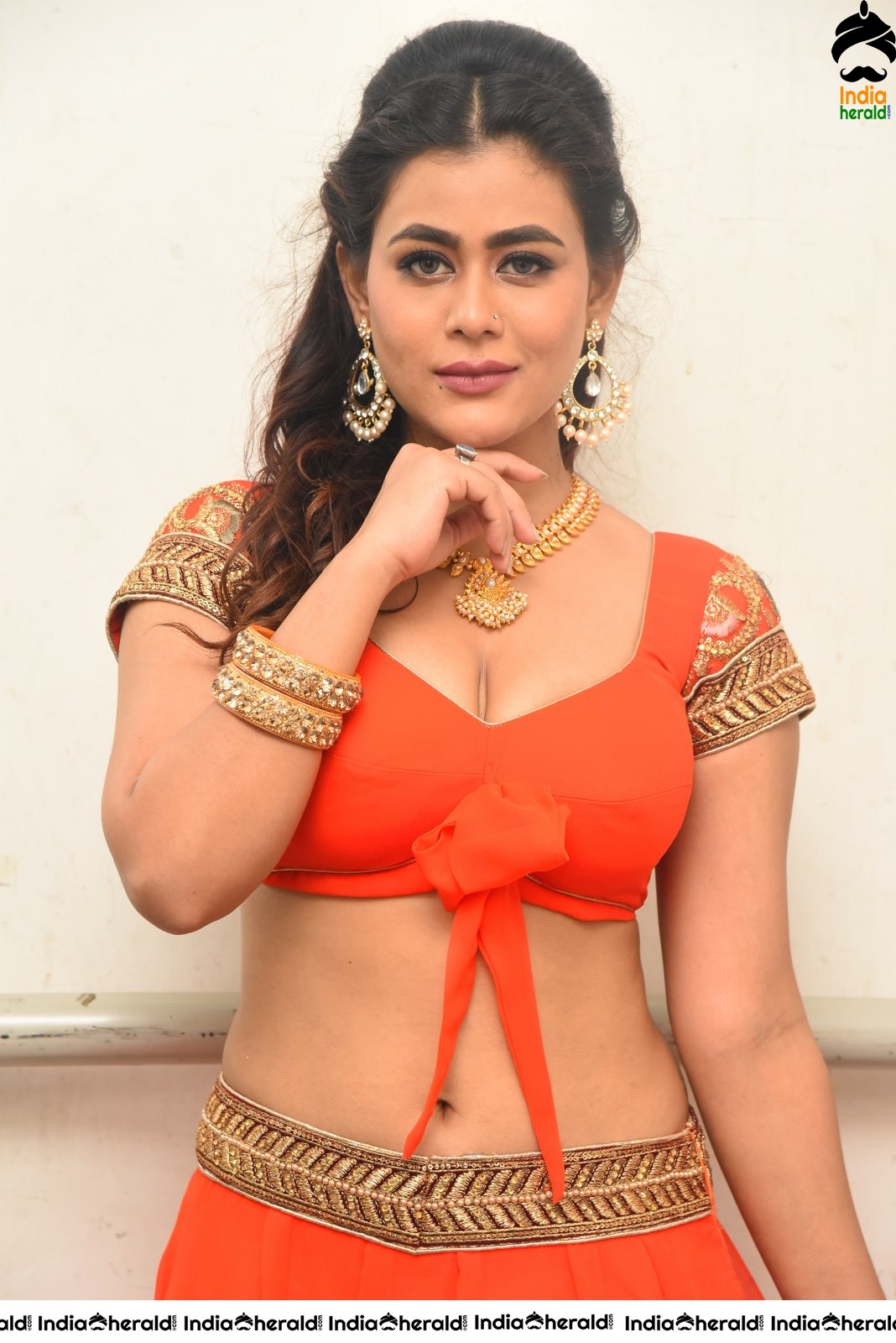 Sizzling Sneha Gupta Latest Hot Stills Exposing her Midriff and Navel Set 2