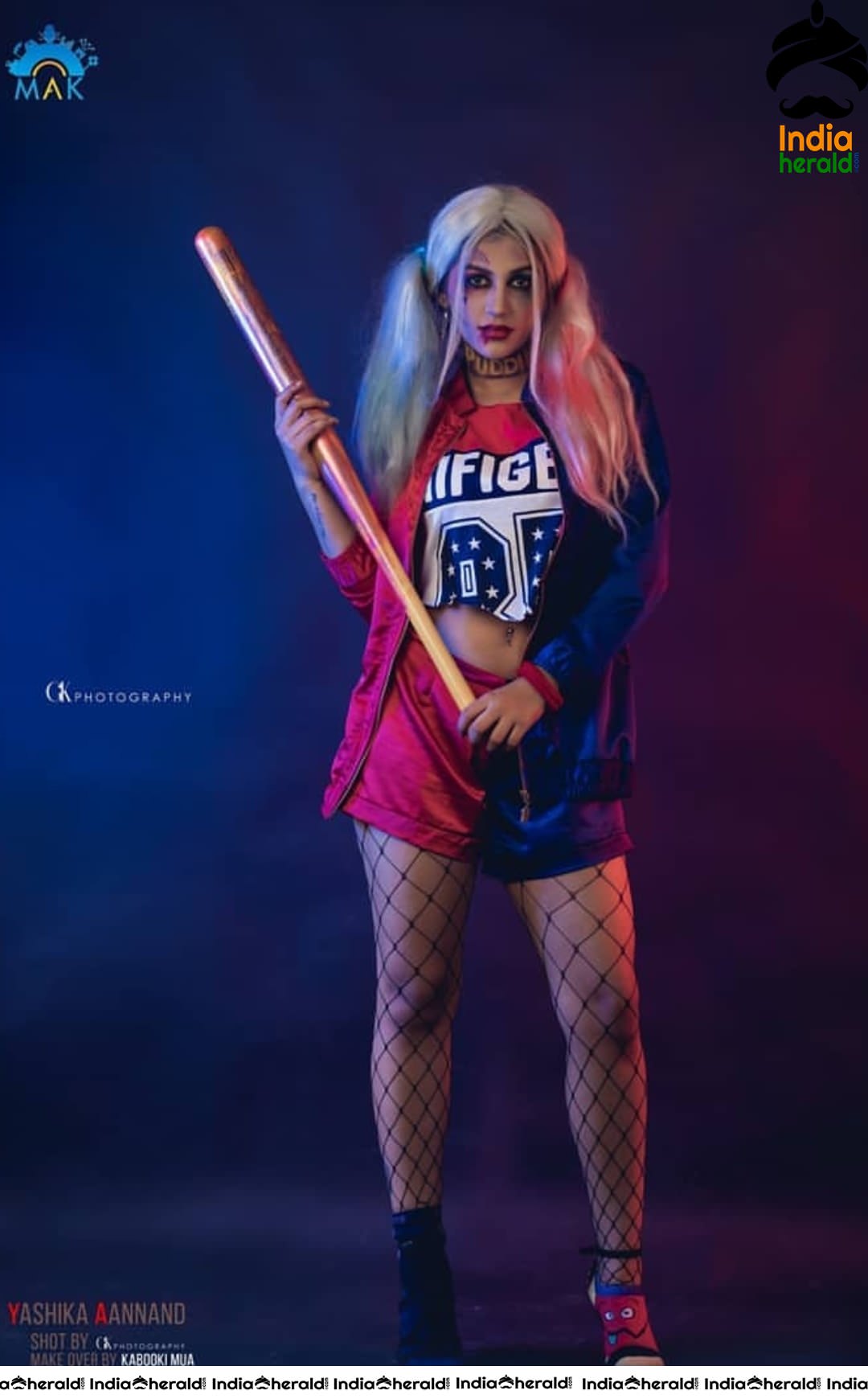 Soft Porn Actress Yashika Aanand as Harley Quinn