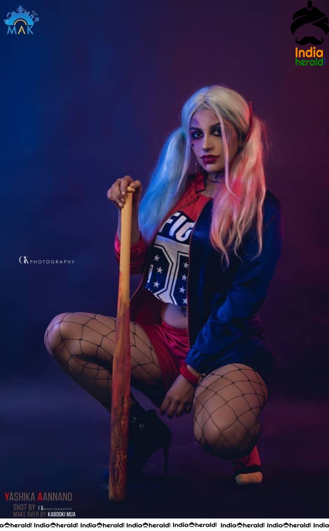 Soft Porn Actress Yashika Aanand as Harley Quinn