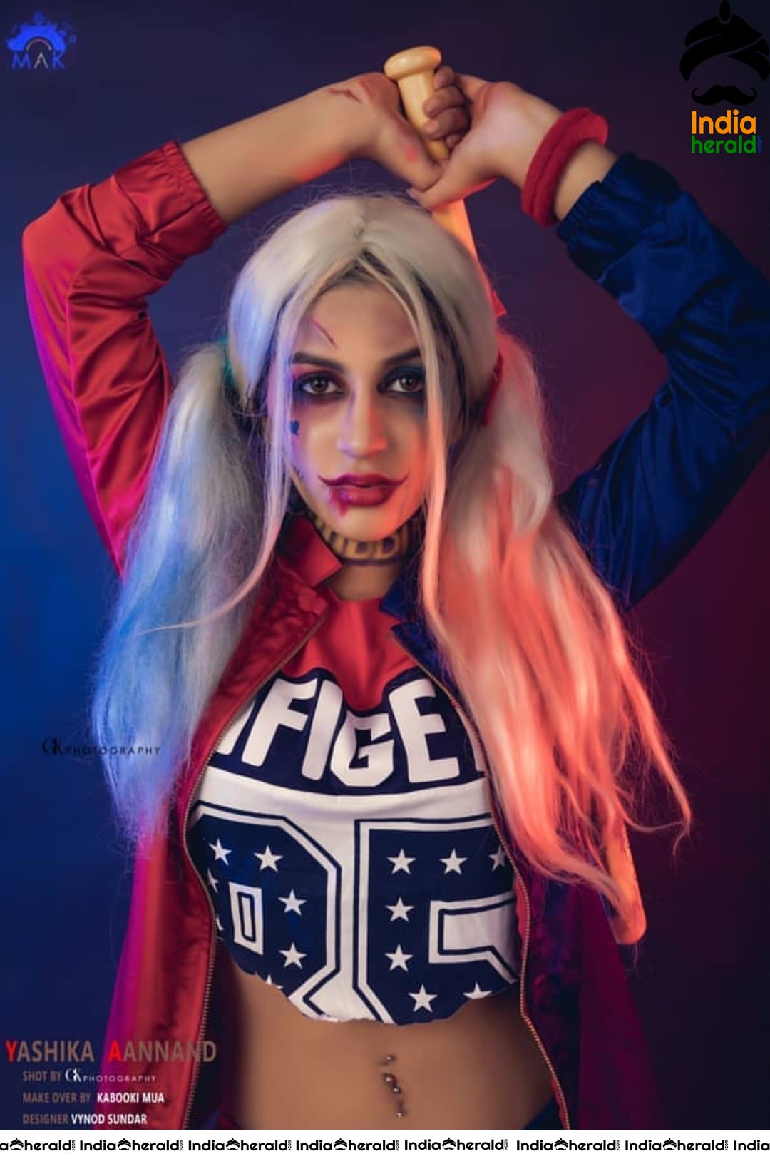 Soft Porn Actress Yashika Aanand as Harley Quinn