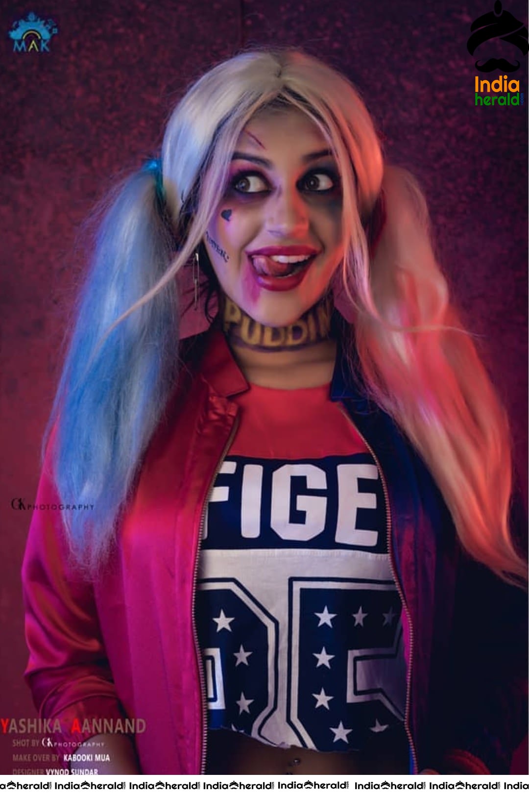 Soft Porn Actress Yashika Aanand as Harley Quinn