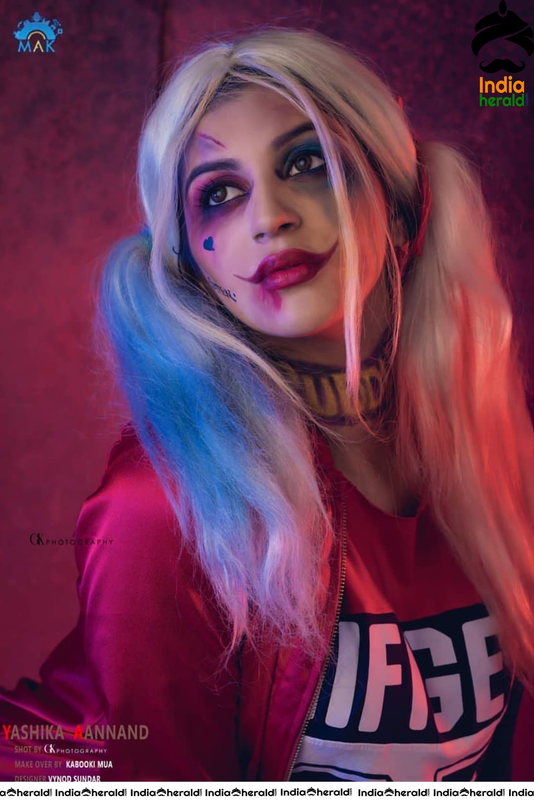 Soft Porn Actress Yashika Aanand as Harley Quinn