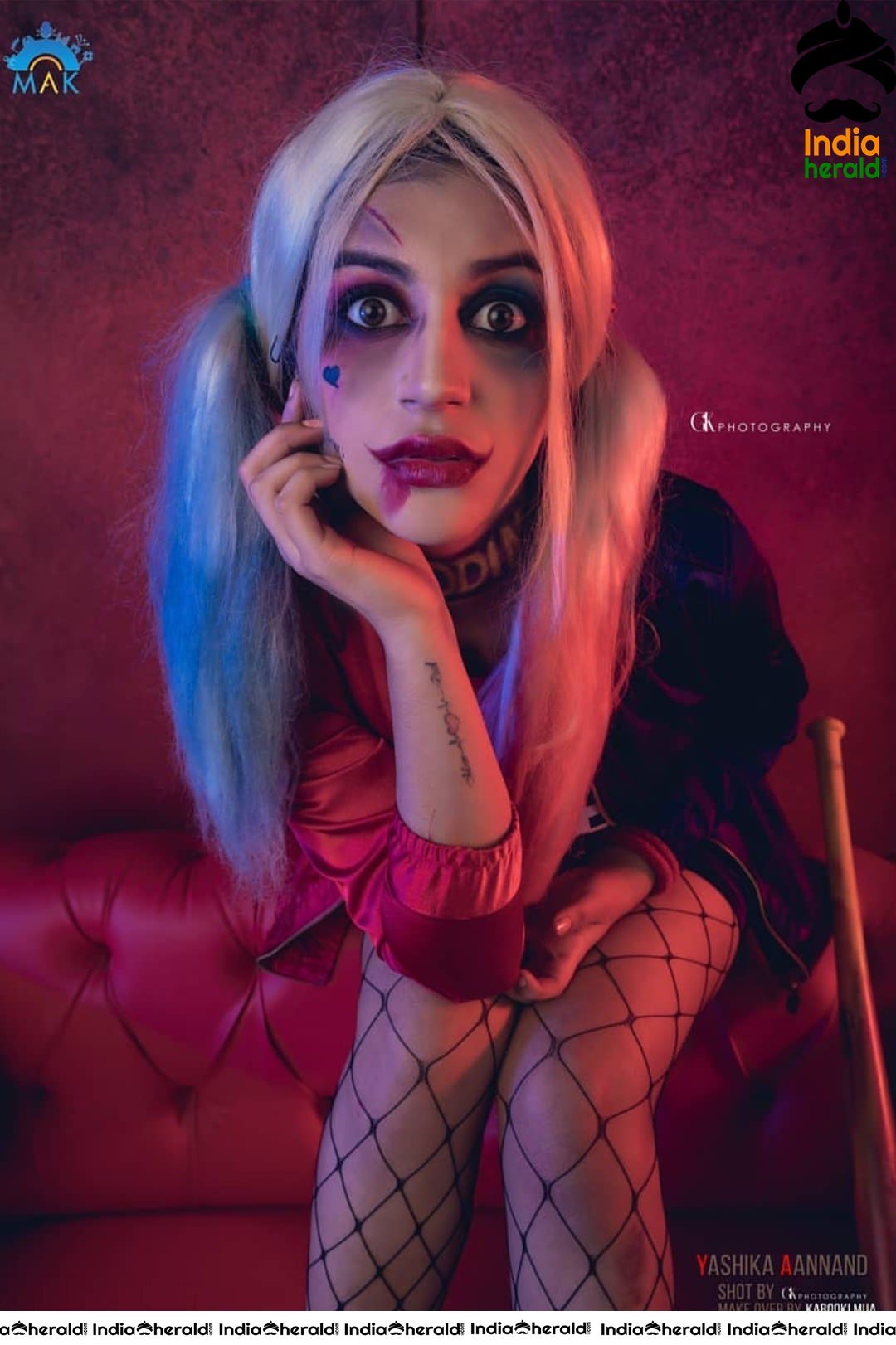 Soft Porn Actress Yashika Aanand as Harley Quinn