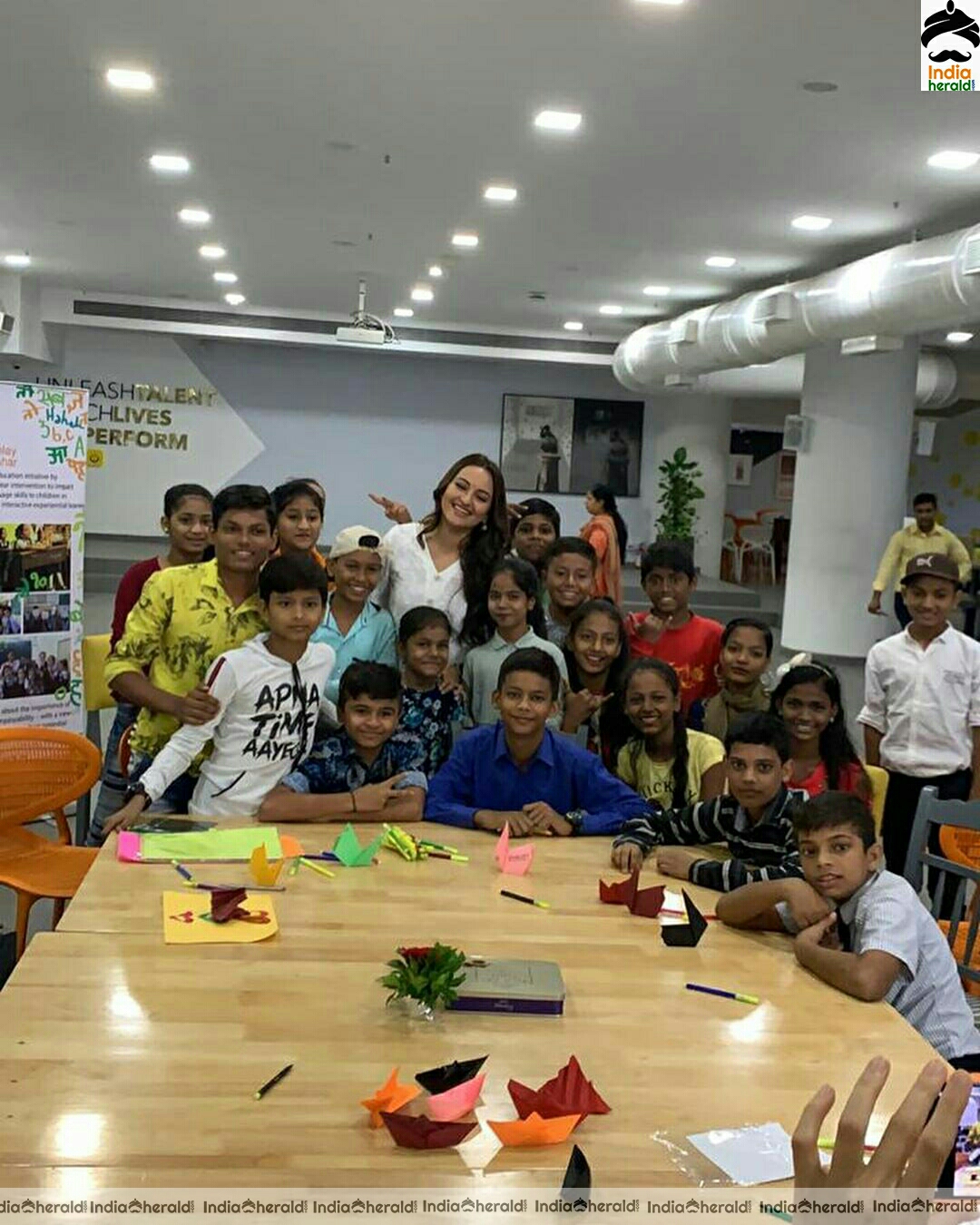 Sonakshi Sinha Bonded With Children At An NGO