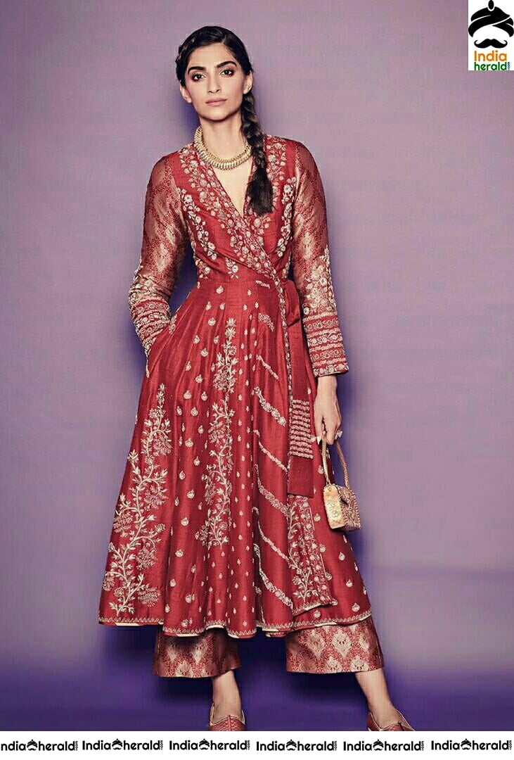 Sonam Kapoor Looking So Beautiful In Braided Hair