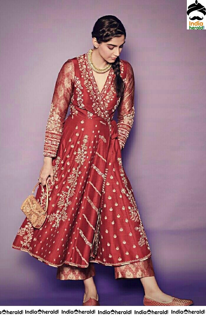 Sonam Kapoor Looking So Beautiful In Braided Hair