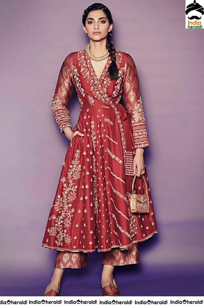 Sonam Kapoor Looking So Beautiful In Braided Hair