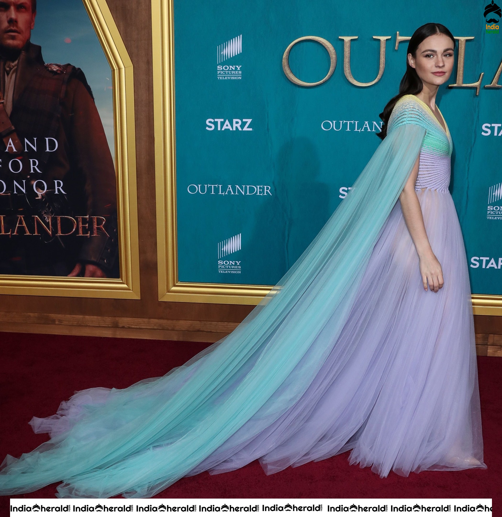 Sophie Skelton at Starz Premiere event for Outlander Season 5 in LA Set 1