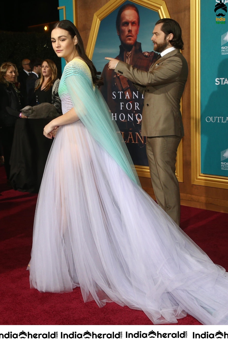 Sophie Skelton at Starz Premiere event for Outlander Season 5 in LA Set 2