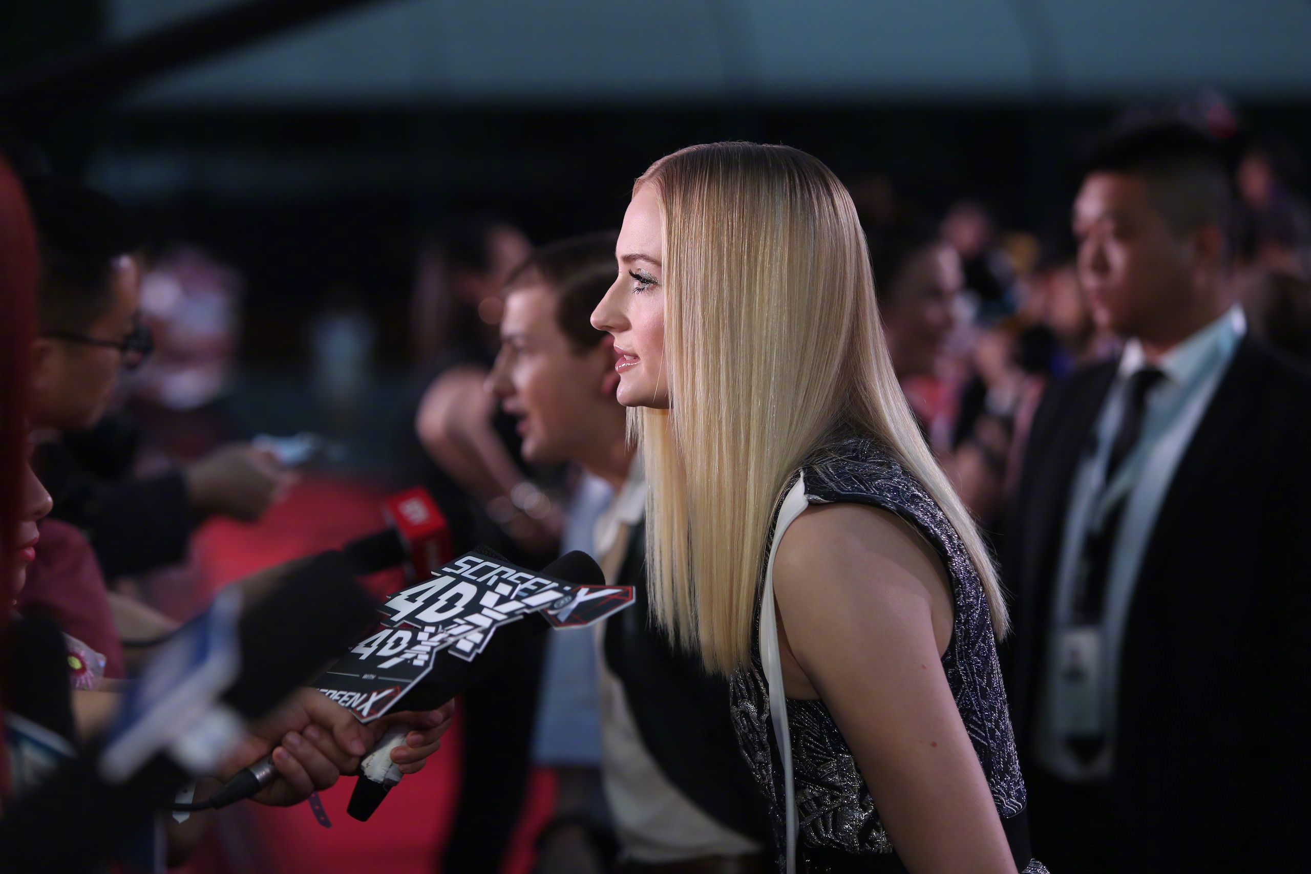 Sophie Turner With X Men Cast At X Men Dark Phoenix Premiere In Beijing