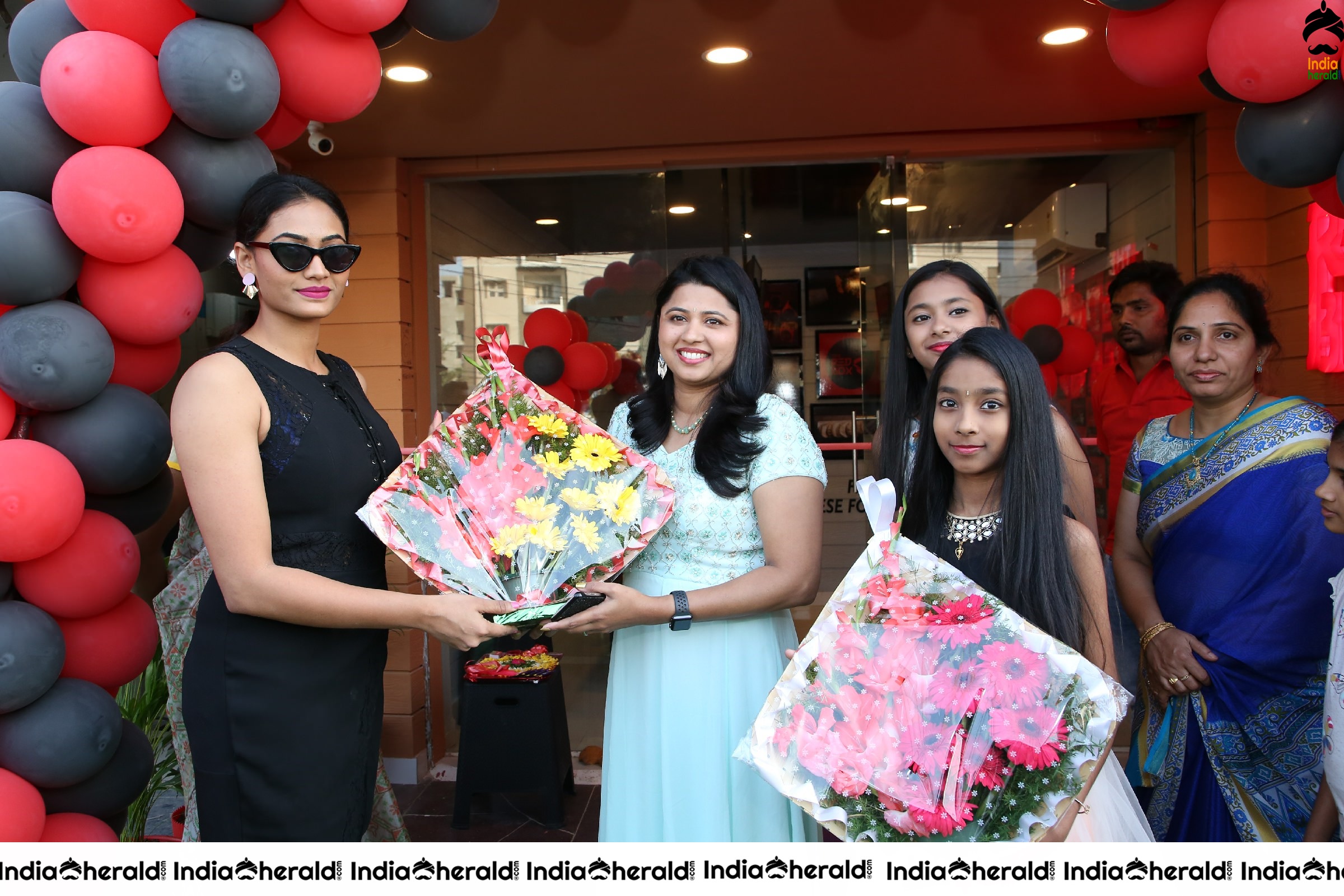 Spandana Palli Inaugurates The Red Box Indo Chinese food Takeaway Set 1