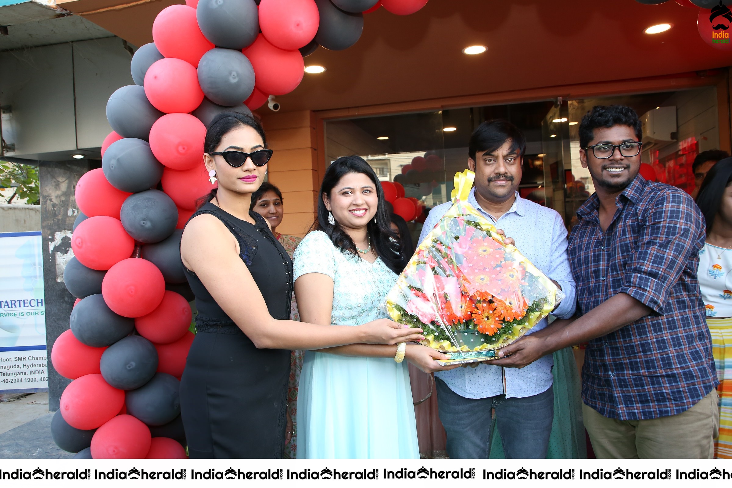 Spandana Palli Inaugurates The Red Box Indo Chinese food Takeaway Set 1