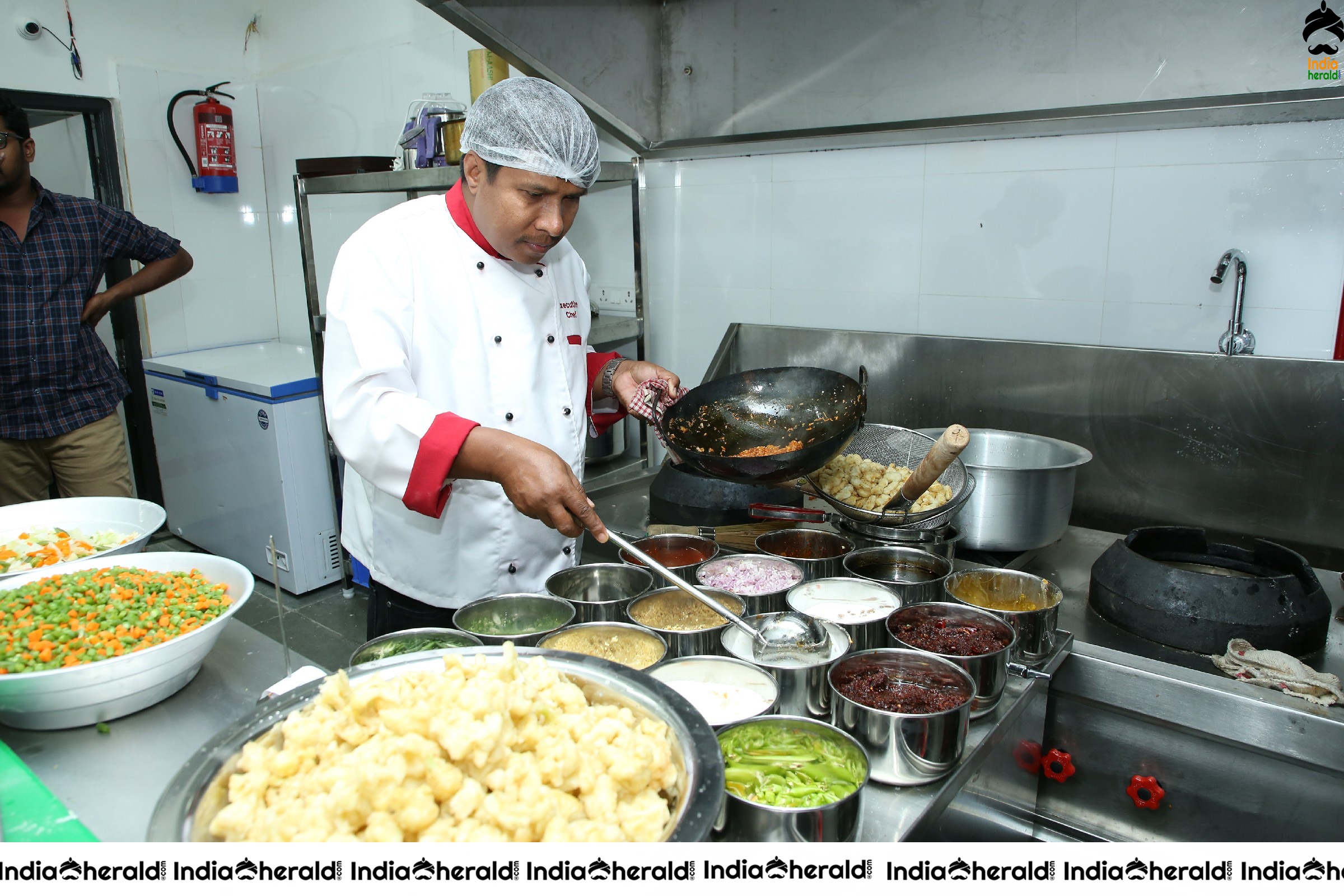 Spandana Palli Inaugurates The Red Box Indo Chinese food Takeaway Set 1