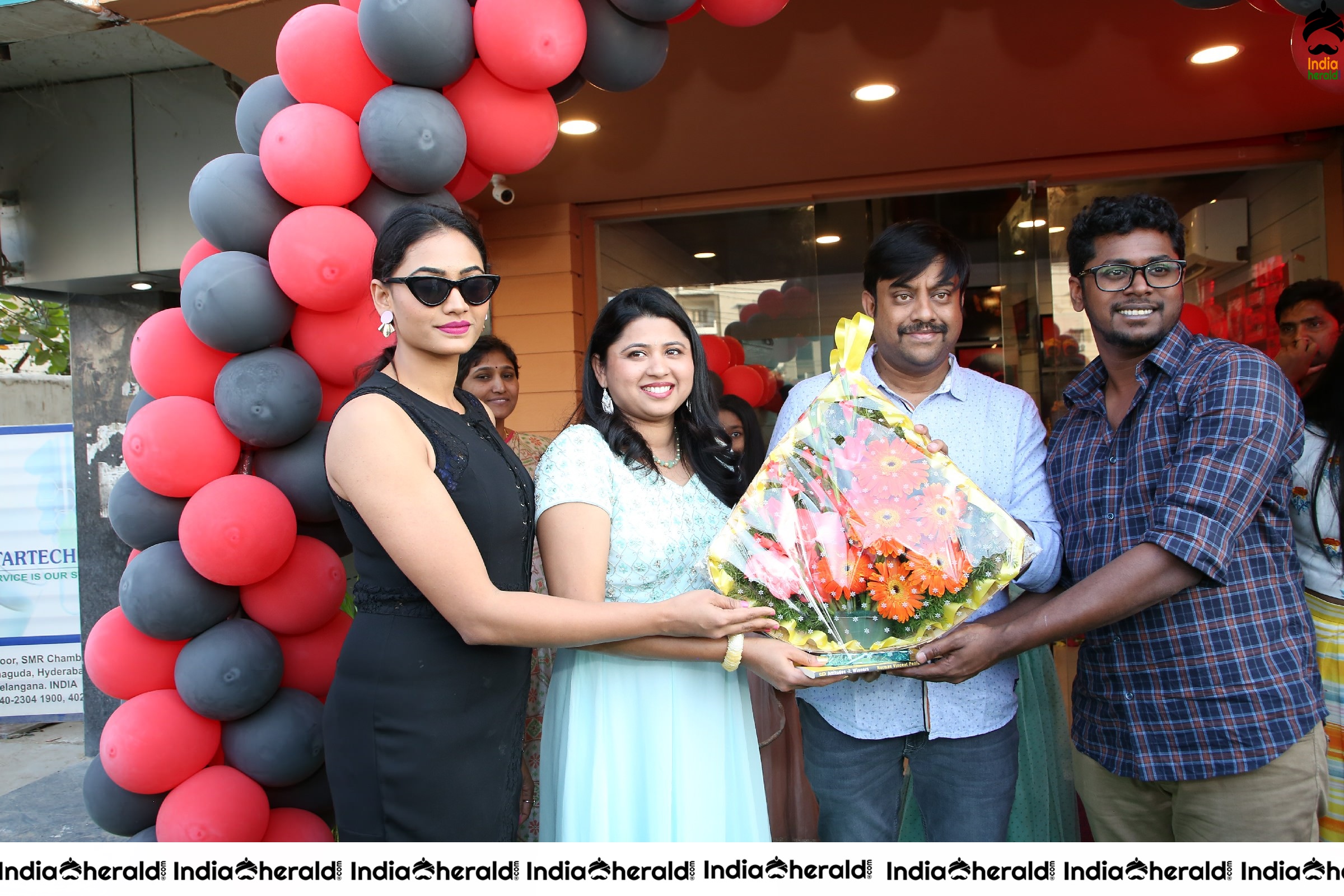 Spandana Palli Inaugurates The Red Box Indo Chinese food Takeaway Set 1