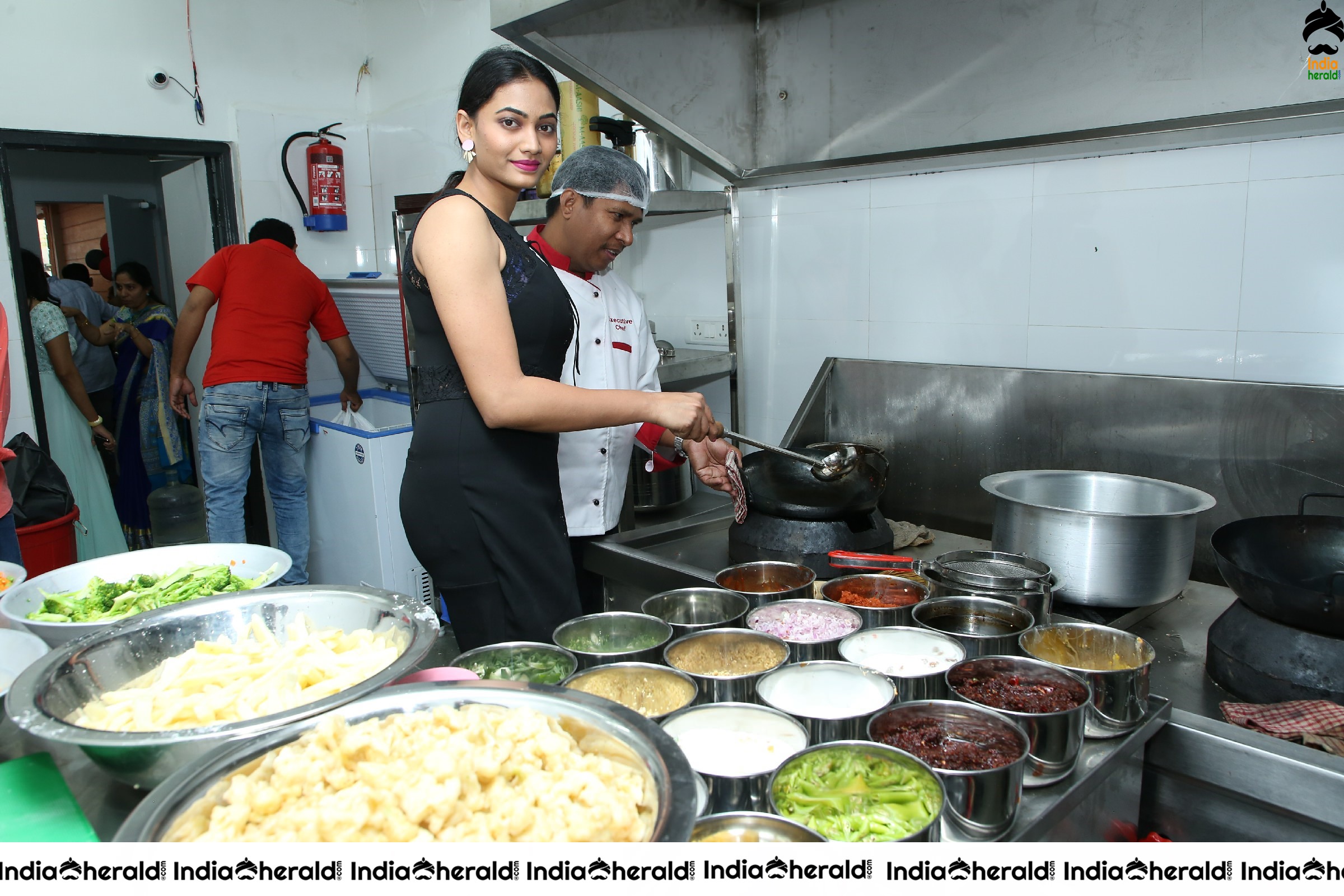 Spandana Palli Inaugurates The Red Box Indo Chinese food Takeaway Set 1
