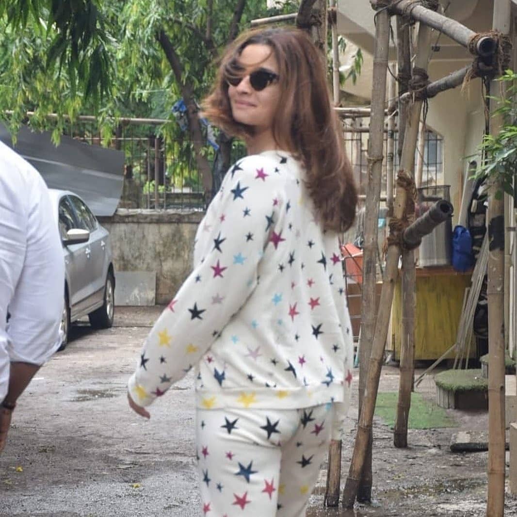 Stunning Alia In Her Night Pyjamas