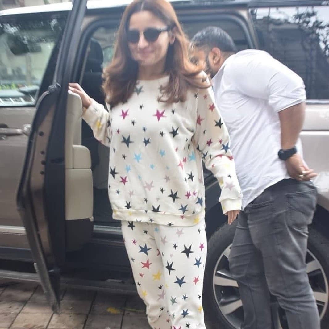 Stunning Alia In Her Night Pyjamas