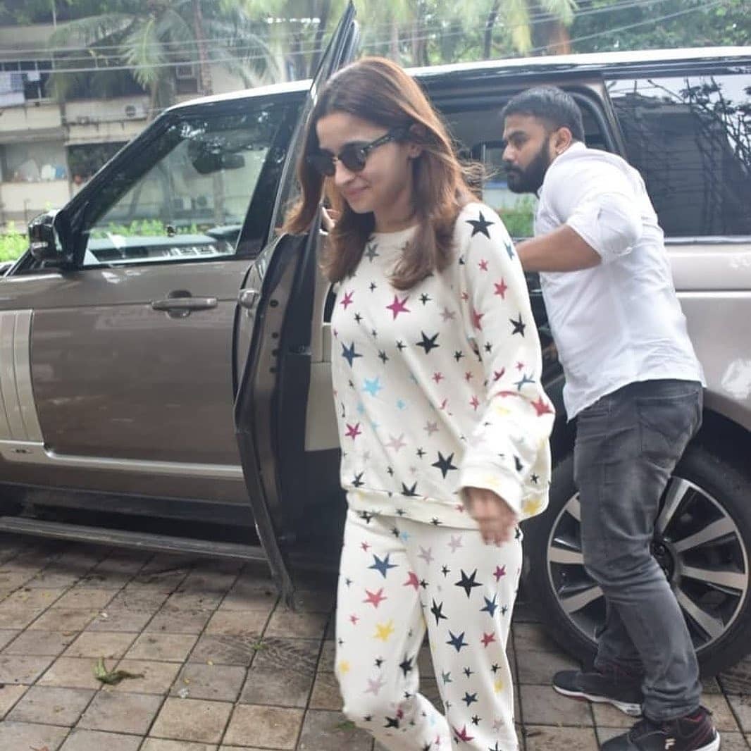Stunning Alia In Her Night Pyjamas