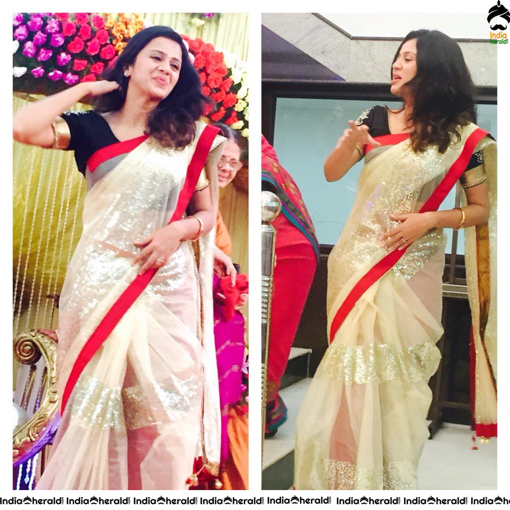 Sun Music Anchor cum Brahmin Beauty Anjana Rangan Hot Photos collection Set 3
