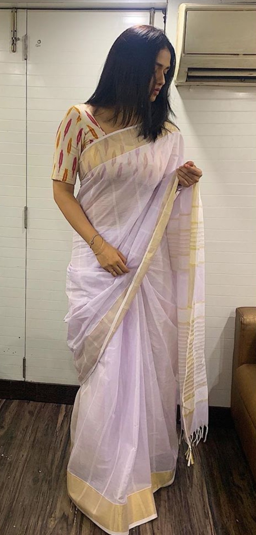 Sunaina Latest Hot Transparent Saree Stills