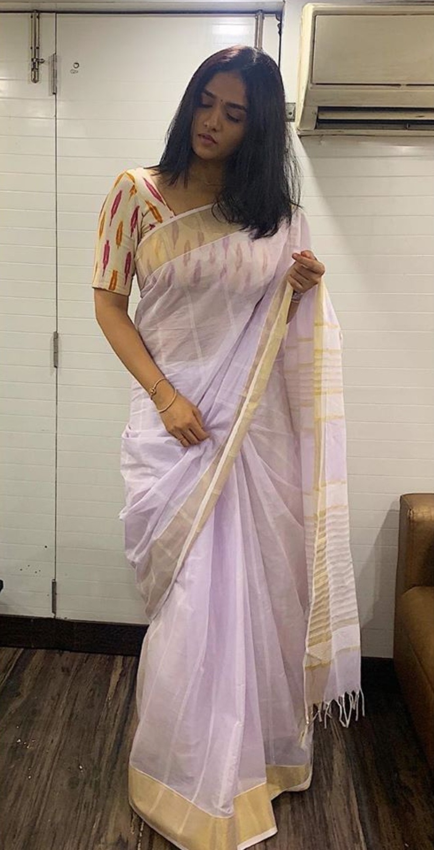 Sunaina Latest Hot Transparent Saree Stills