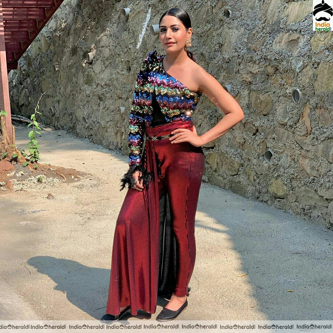 Surbhi Chandna Latest Hot Glitter Dress Stills